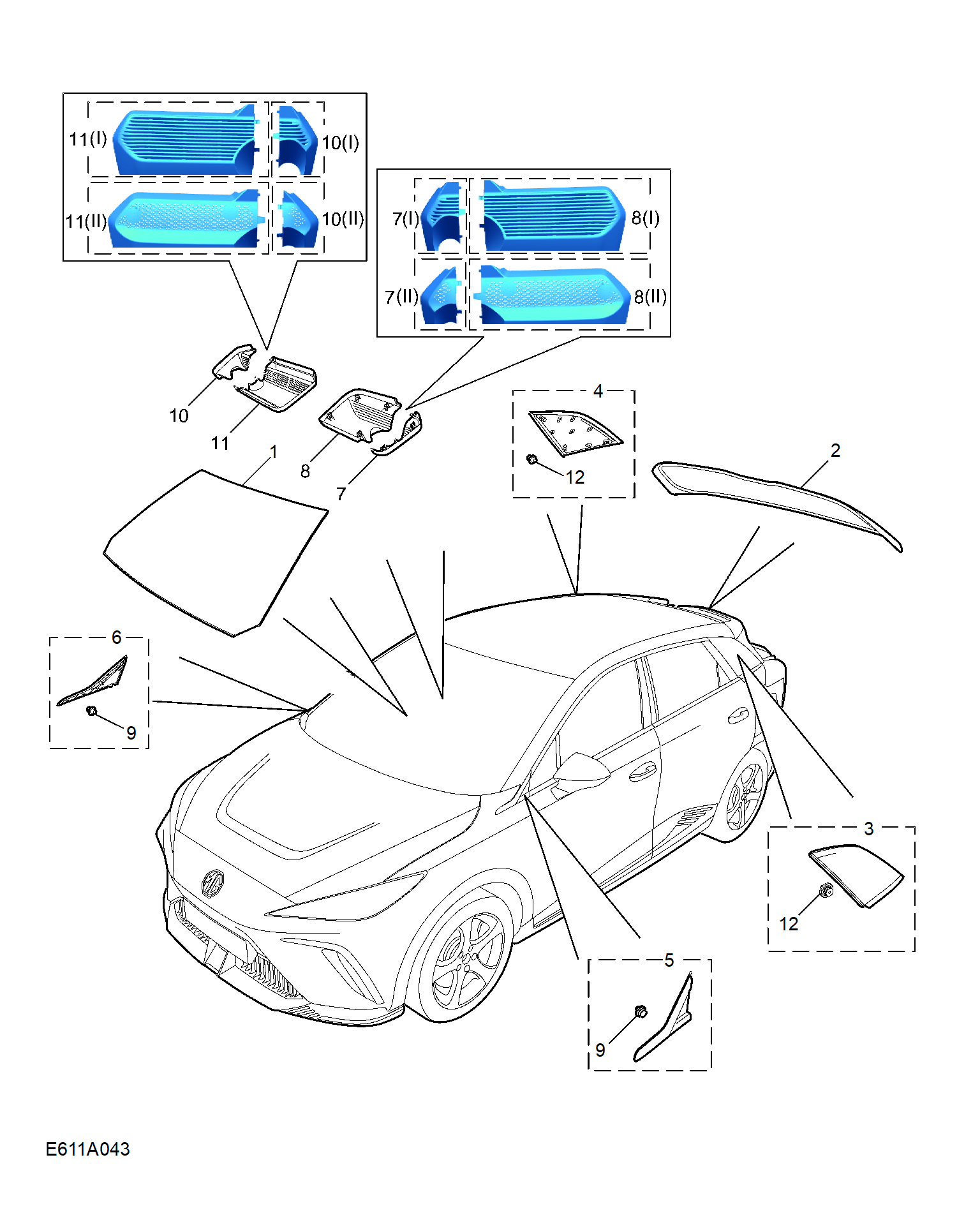 E611A043:WINDSHIELD