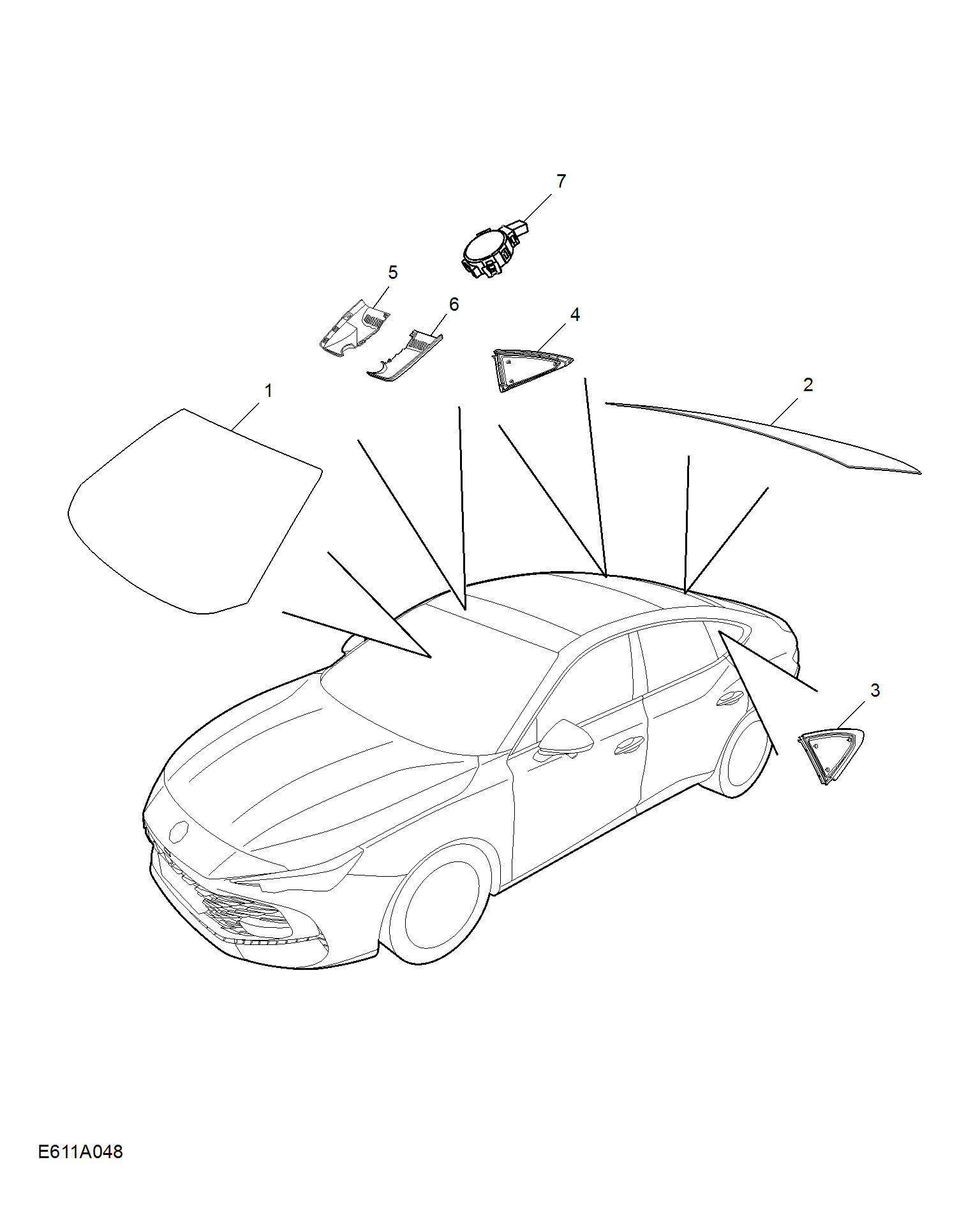 E611A048:WINDSHIELD