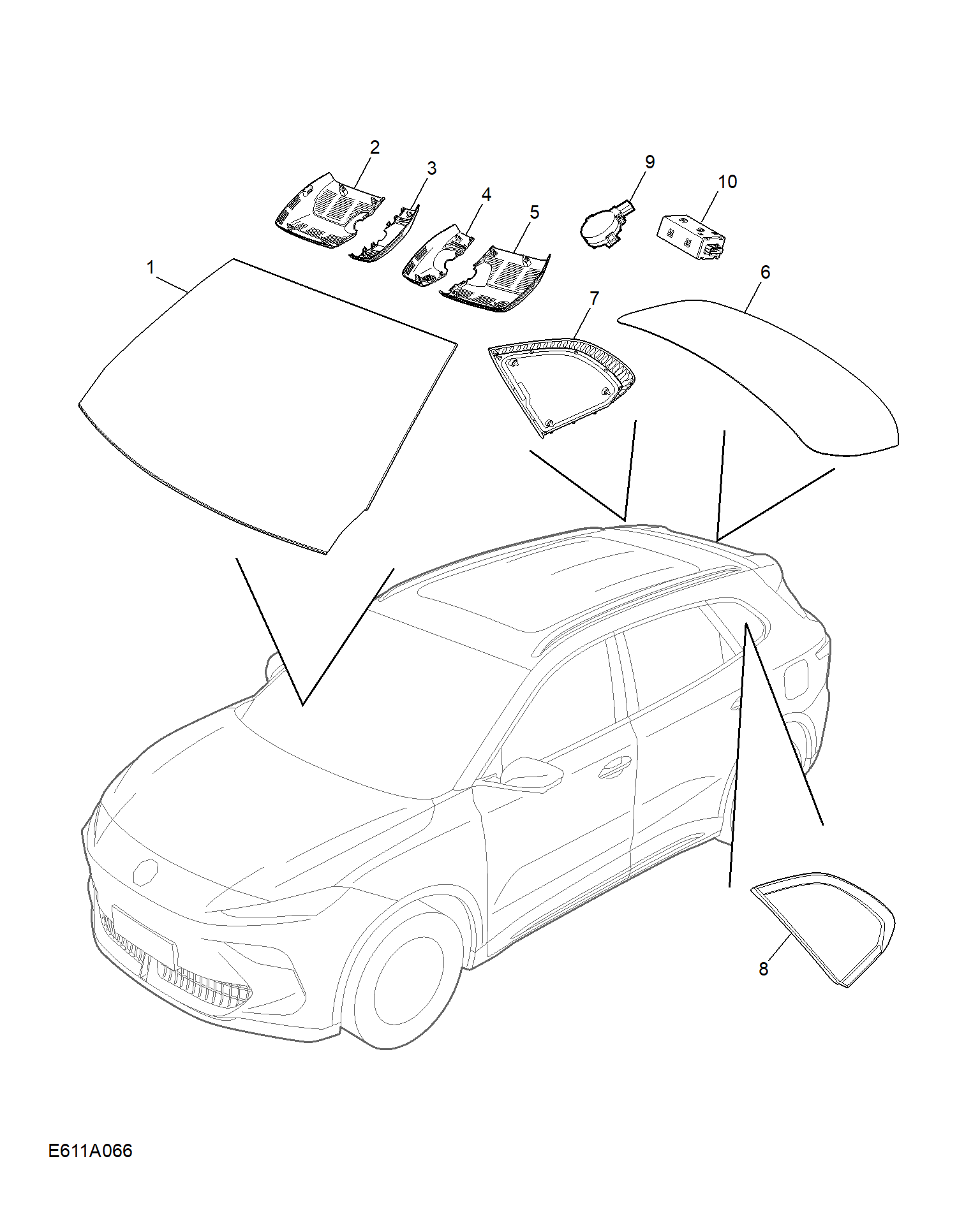 E611A066:WINDSHIELD