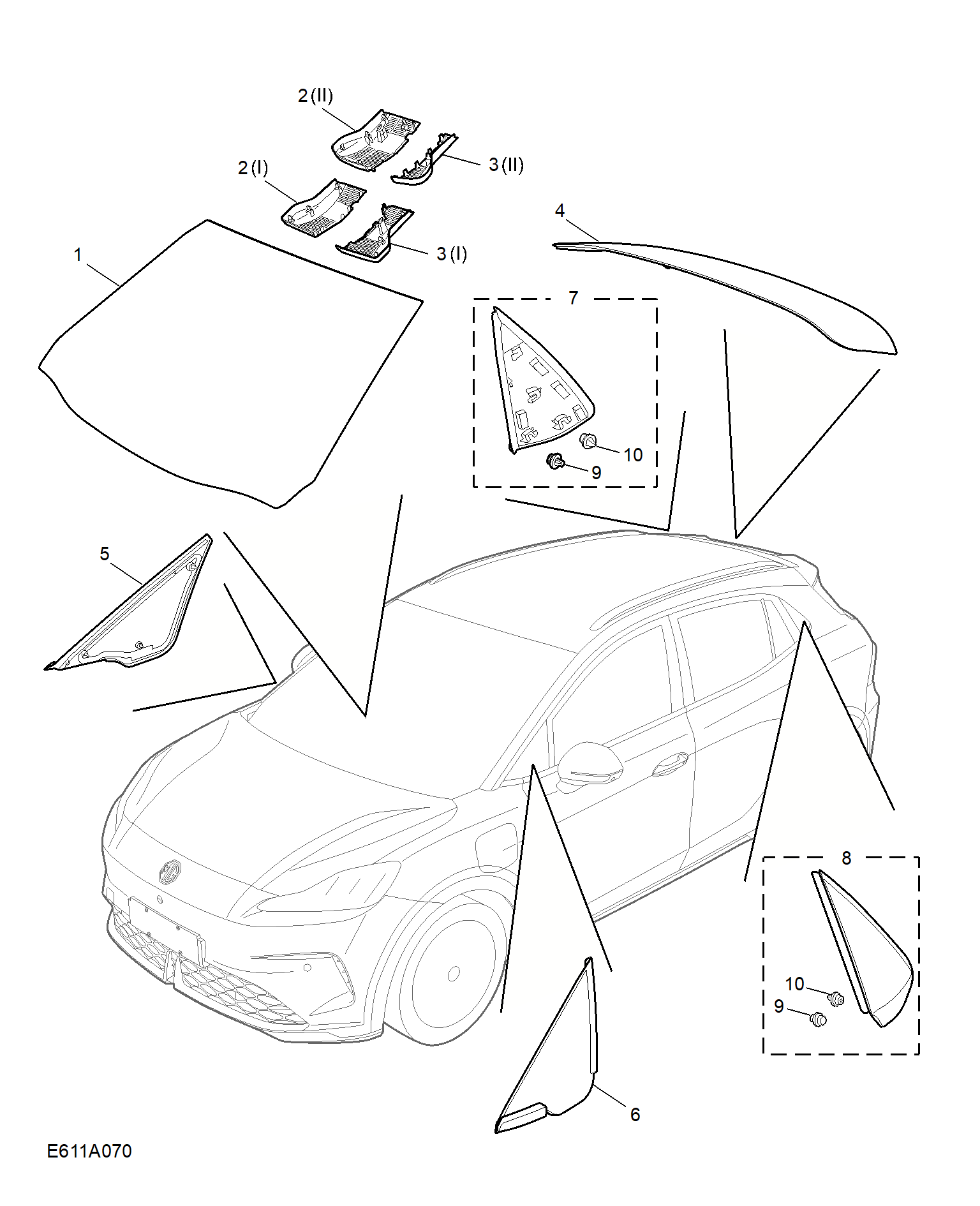 E611A070:WINDSHIELD
