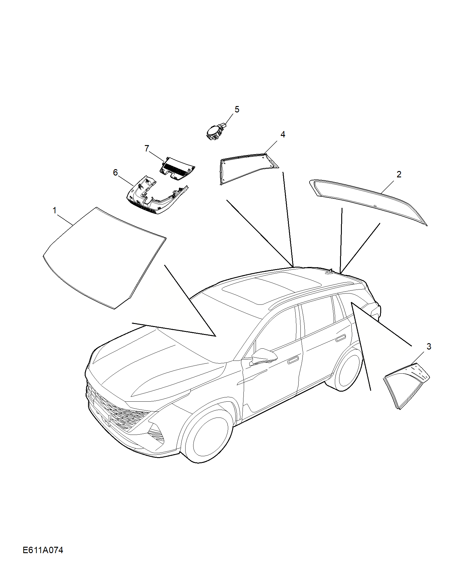 E611A074:WINDSHIELD