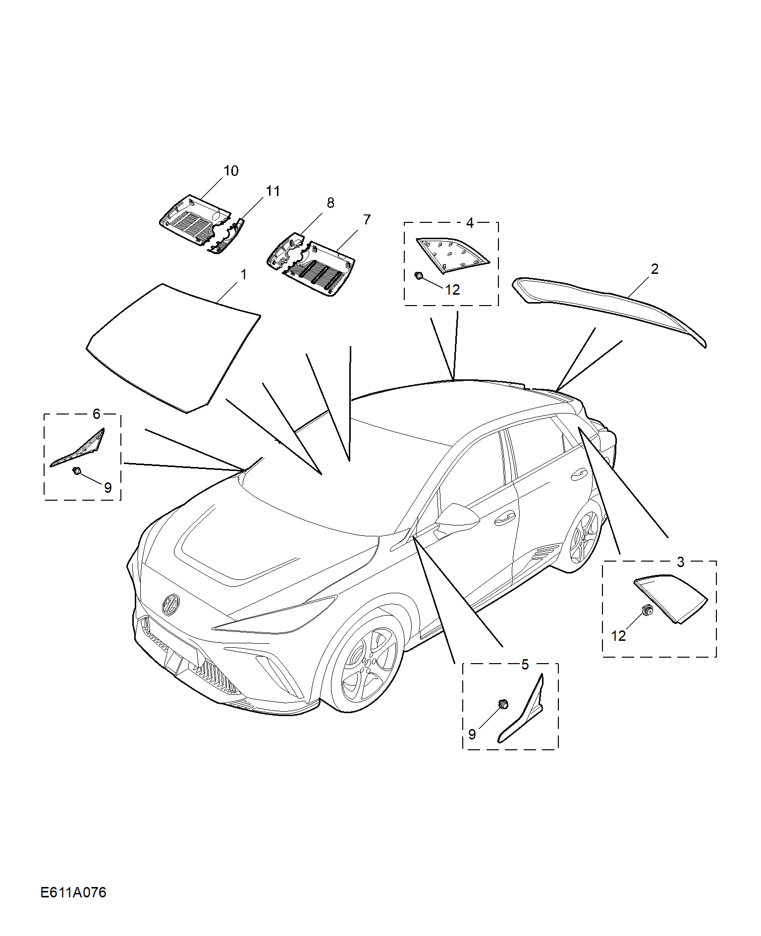 E611A076:WINDSHIELD