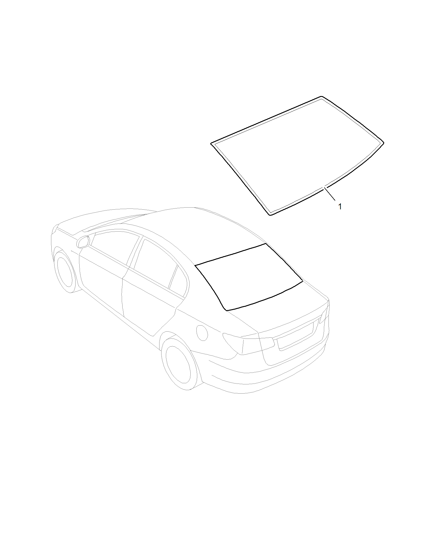 E611B004:REAR WINDOW
