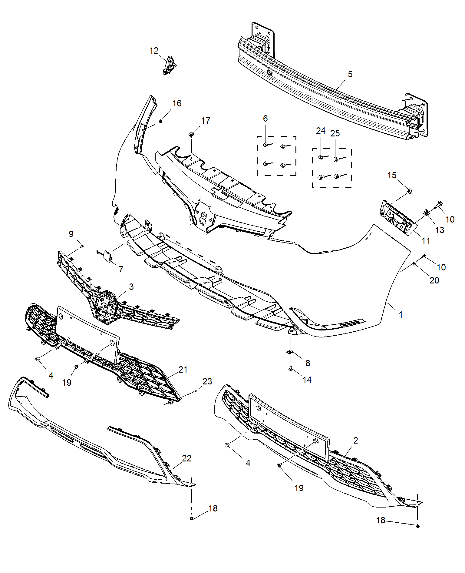 E621A013:FRONT BUMPER(HATCHBACK BASE)