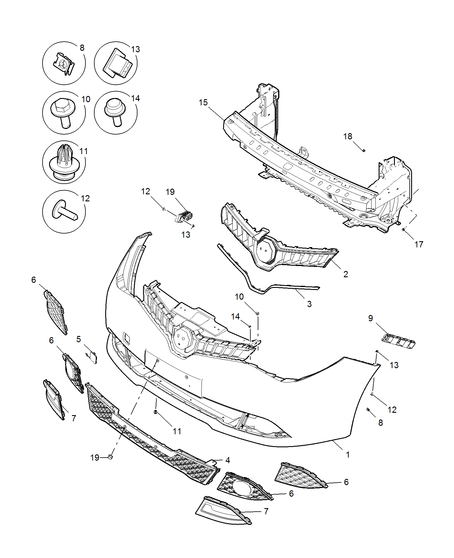 E621A039:FRONT BUMPER
