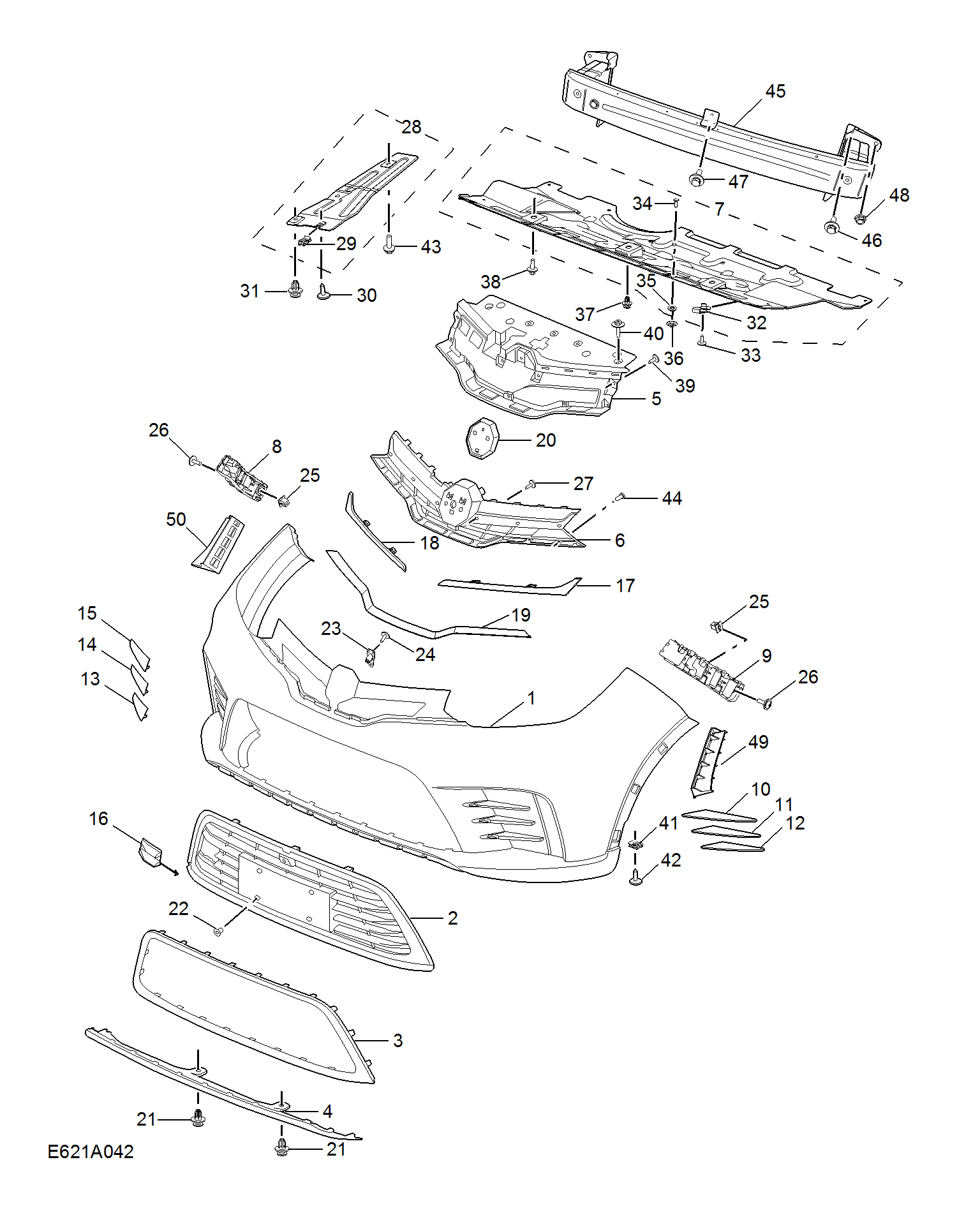 E621A042:FRONT BUMPER