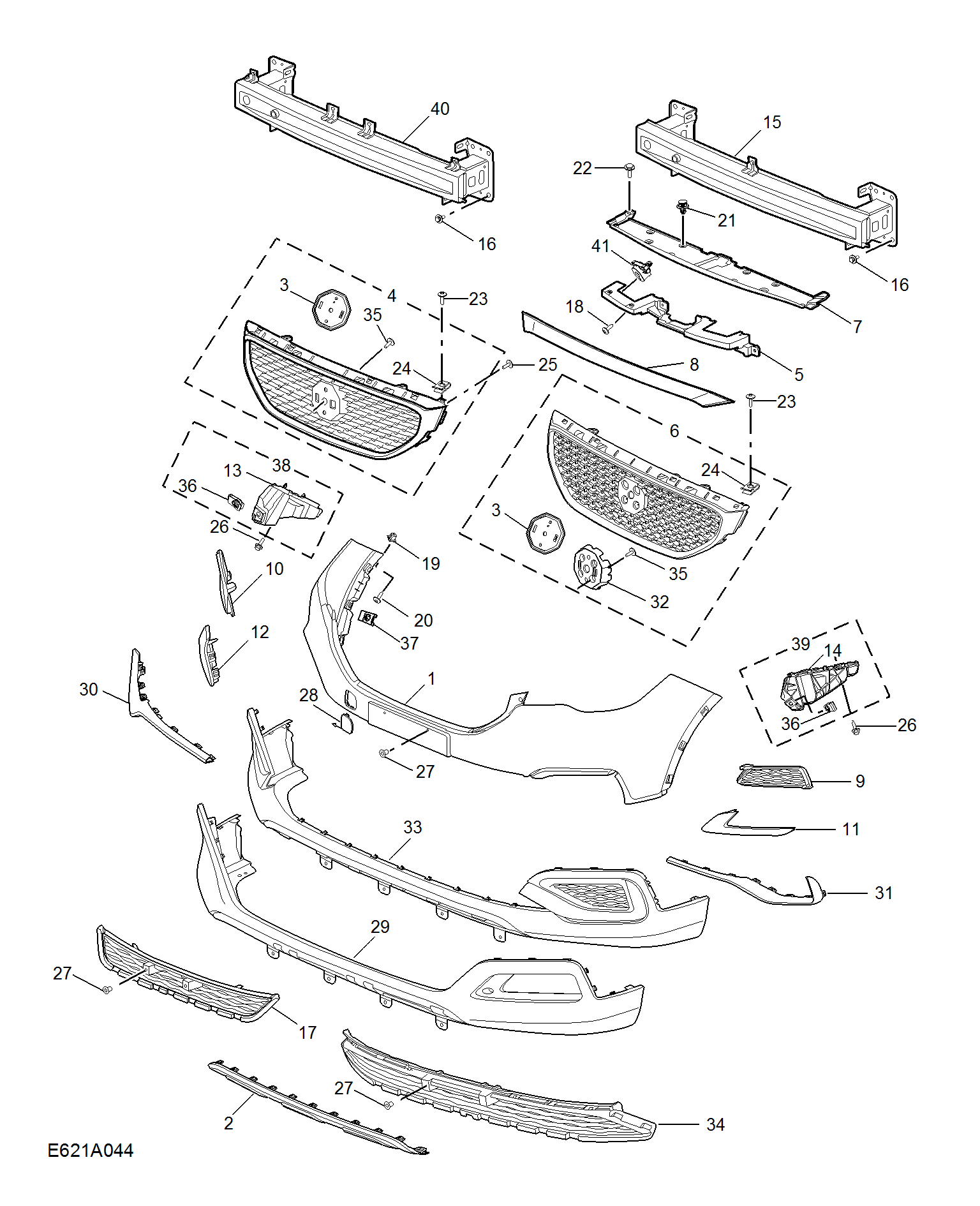 E621A044:FRONT BUMPER