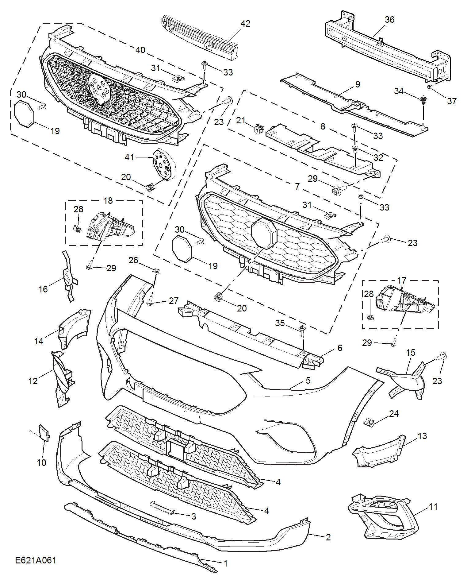 E621A061:FRONT BUMPER