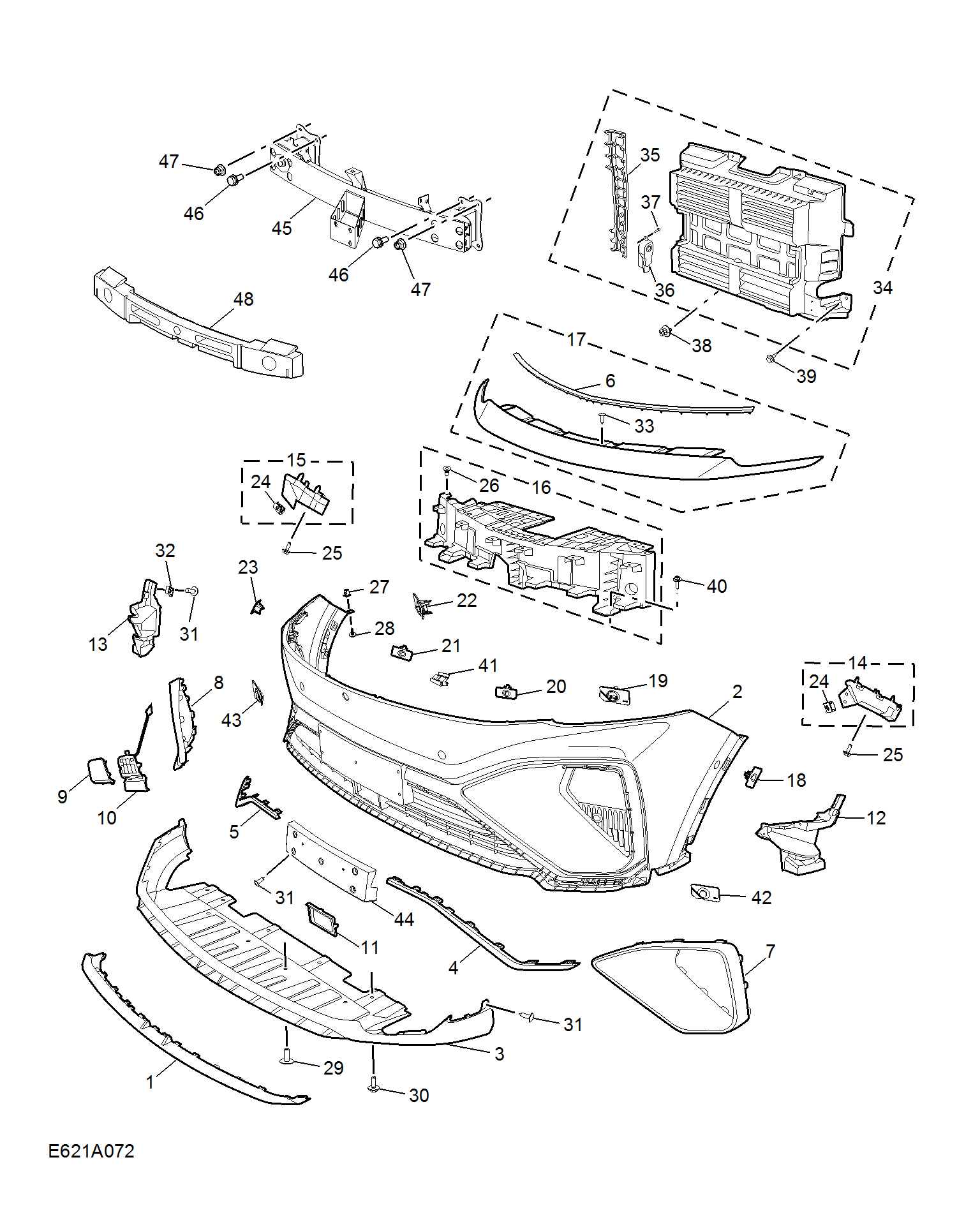 E621A072:FRONT BUMPER