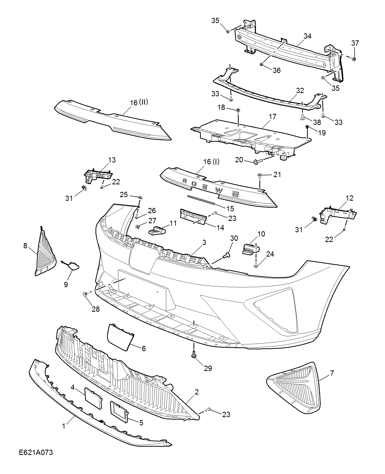 E621A073:FRONT BUMPER