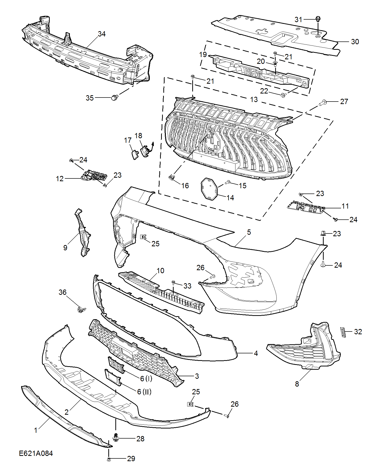 E621A084:FRONT BUMPER