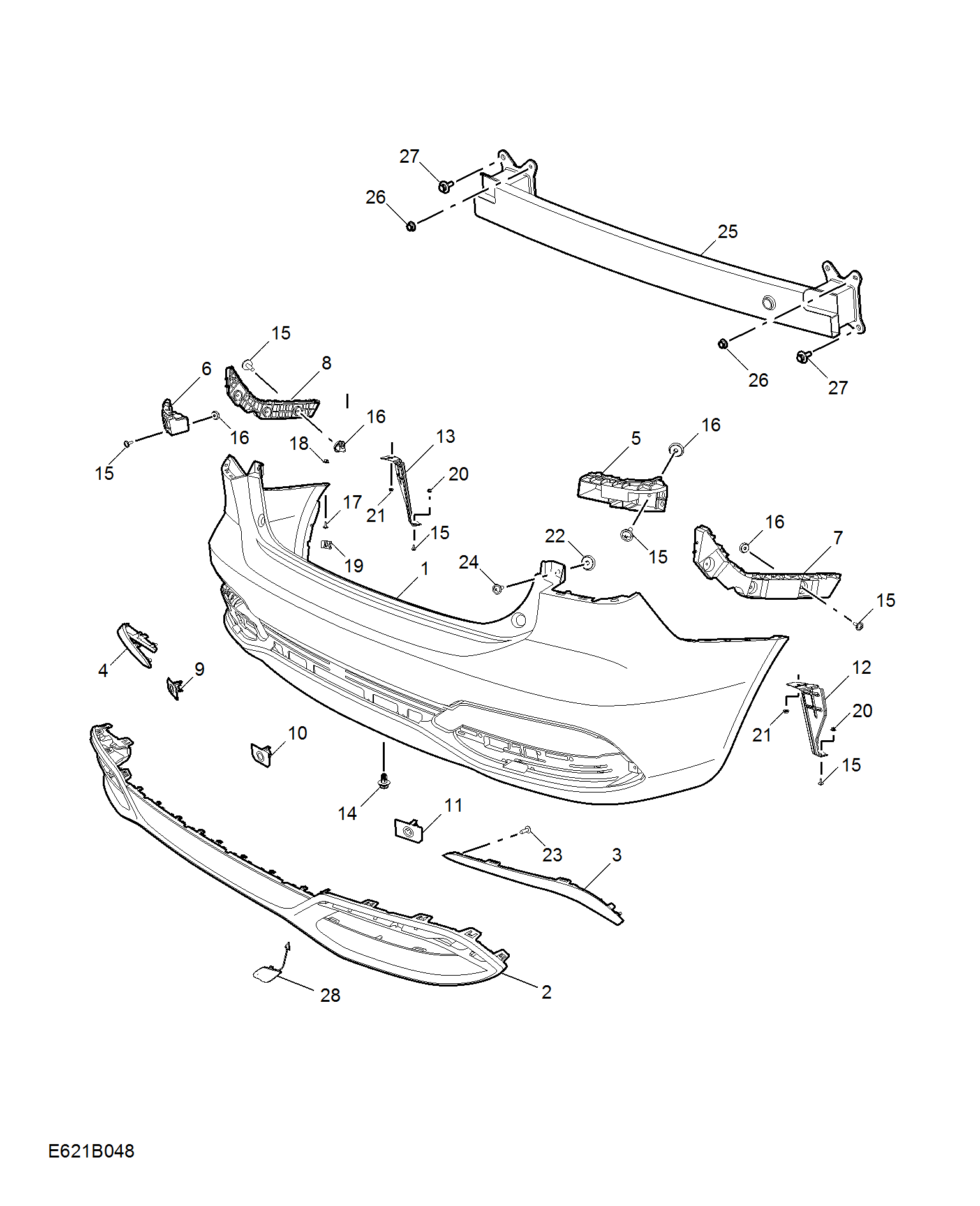 E621B048:REAR BUMPER