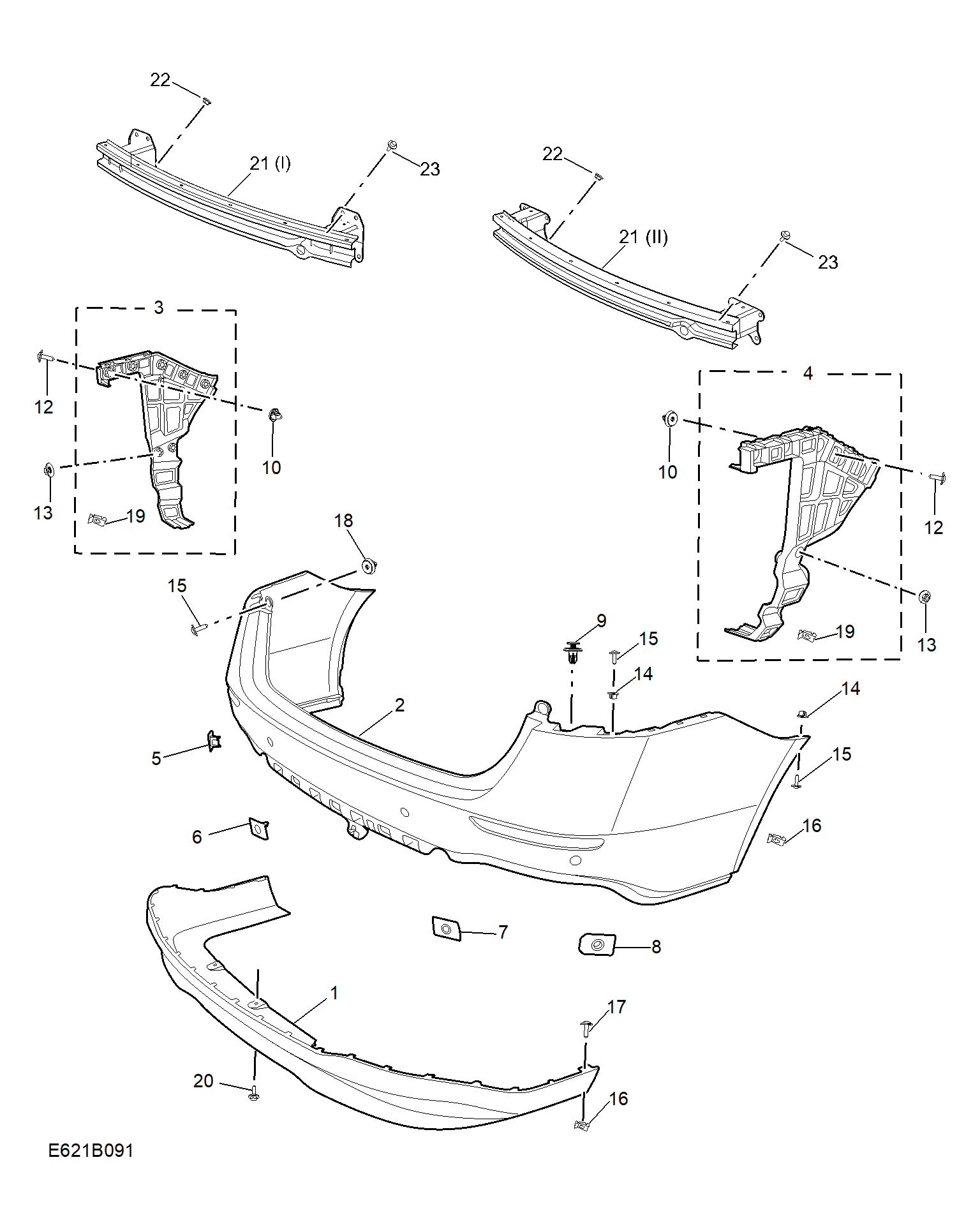 E621B091:REAR BUMPER