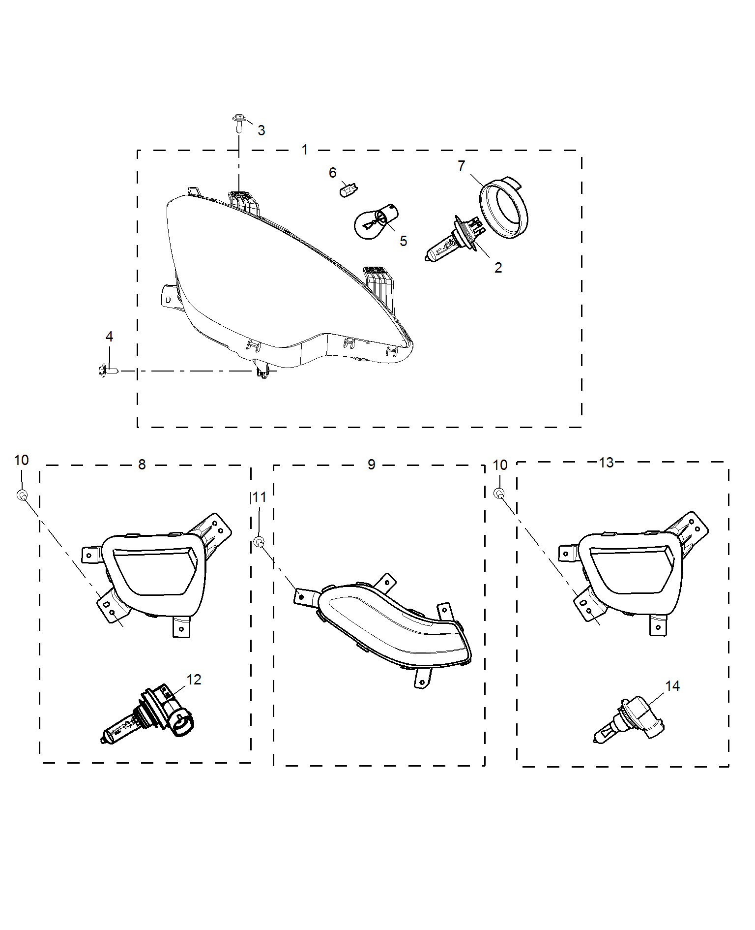 E651A015:HEADLAMP