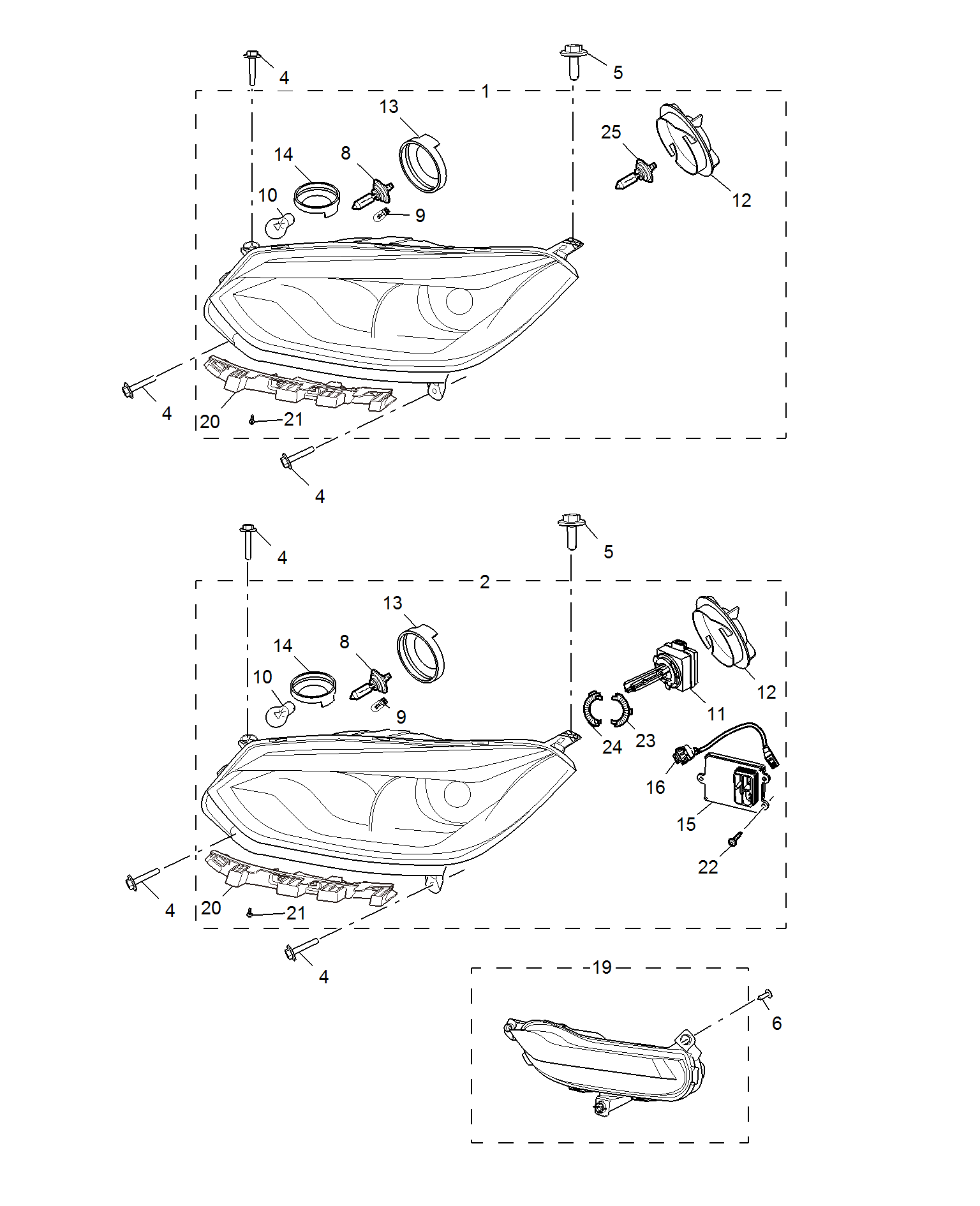 E651A035:HEADLAMP