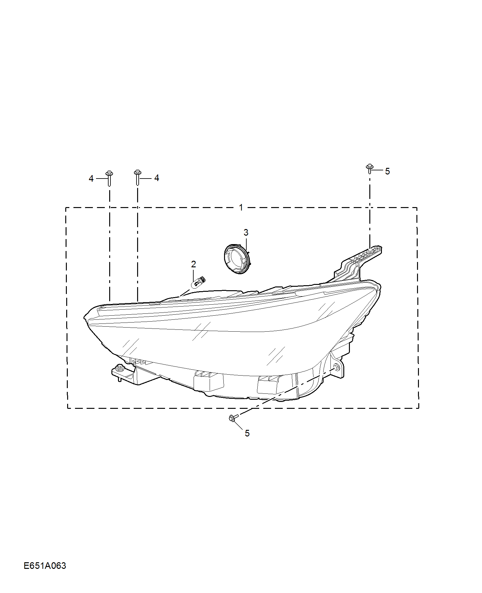 E651A063:HEADLAMP