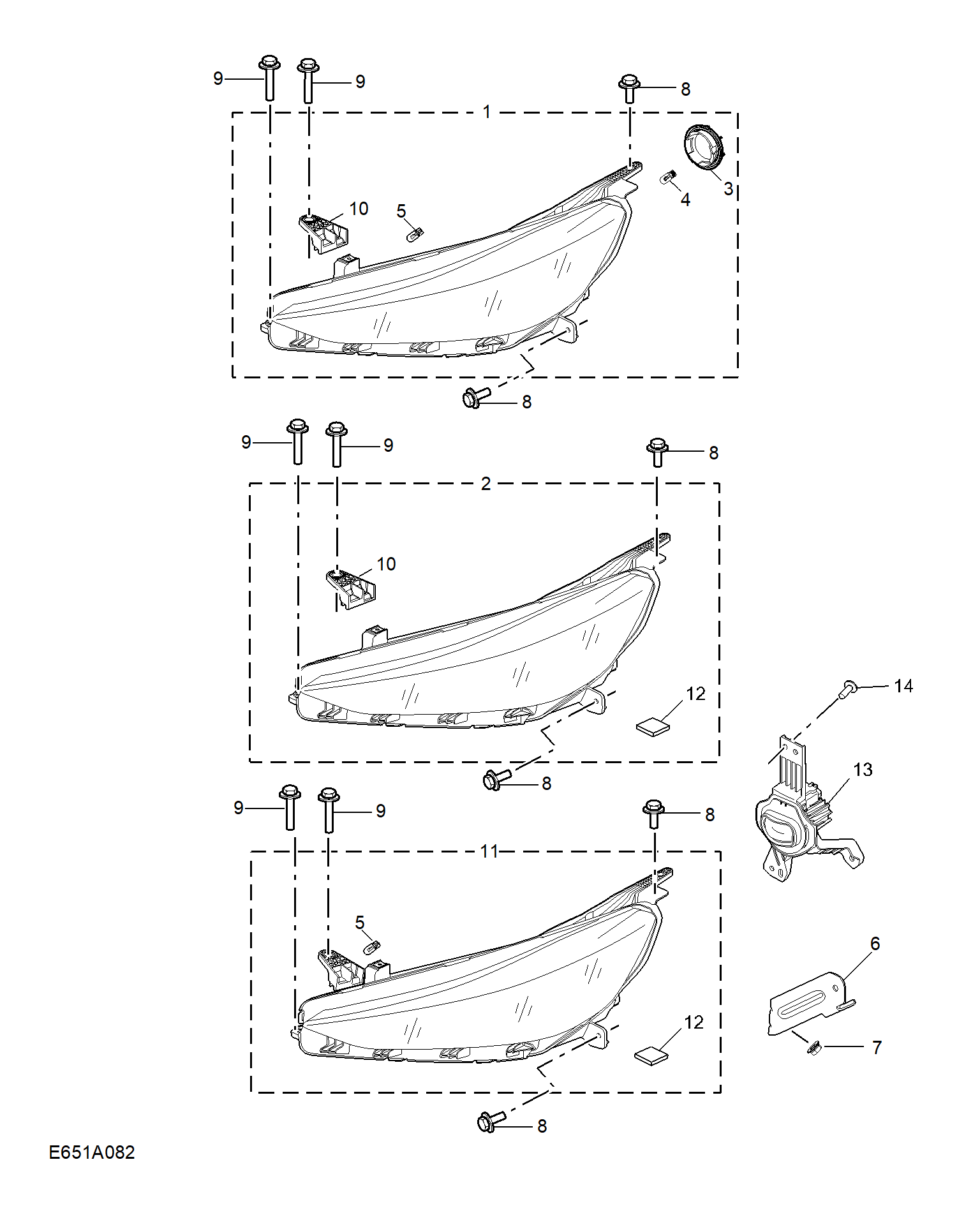 E651A082:HEADLAMP