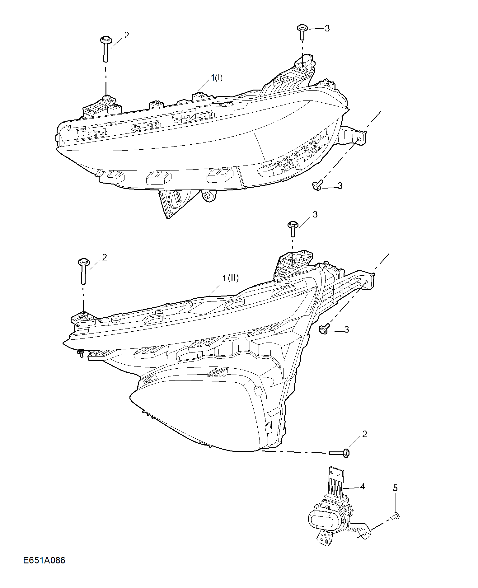 E651A086:HEADLAMP