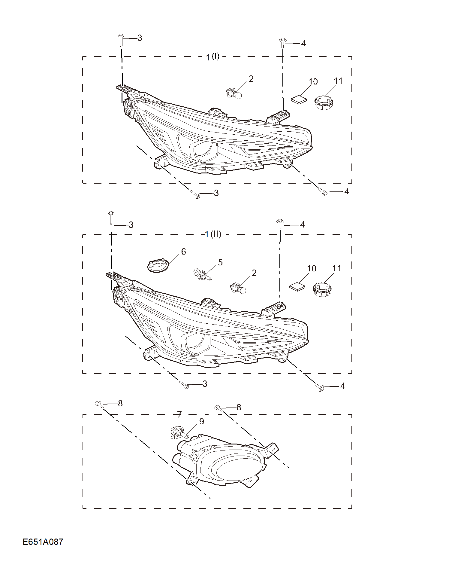 E651A087:HEADLAMP