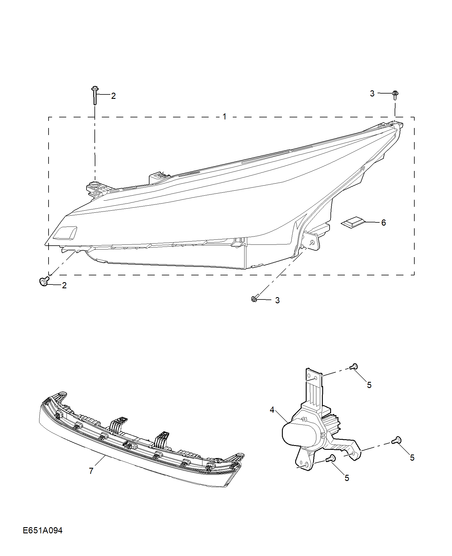 E651A094:HEADLAMP