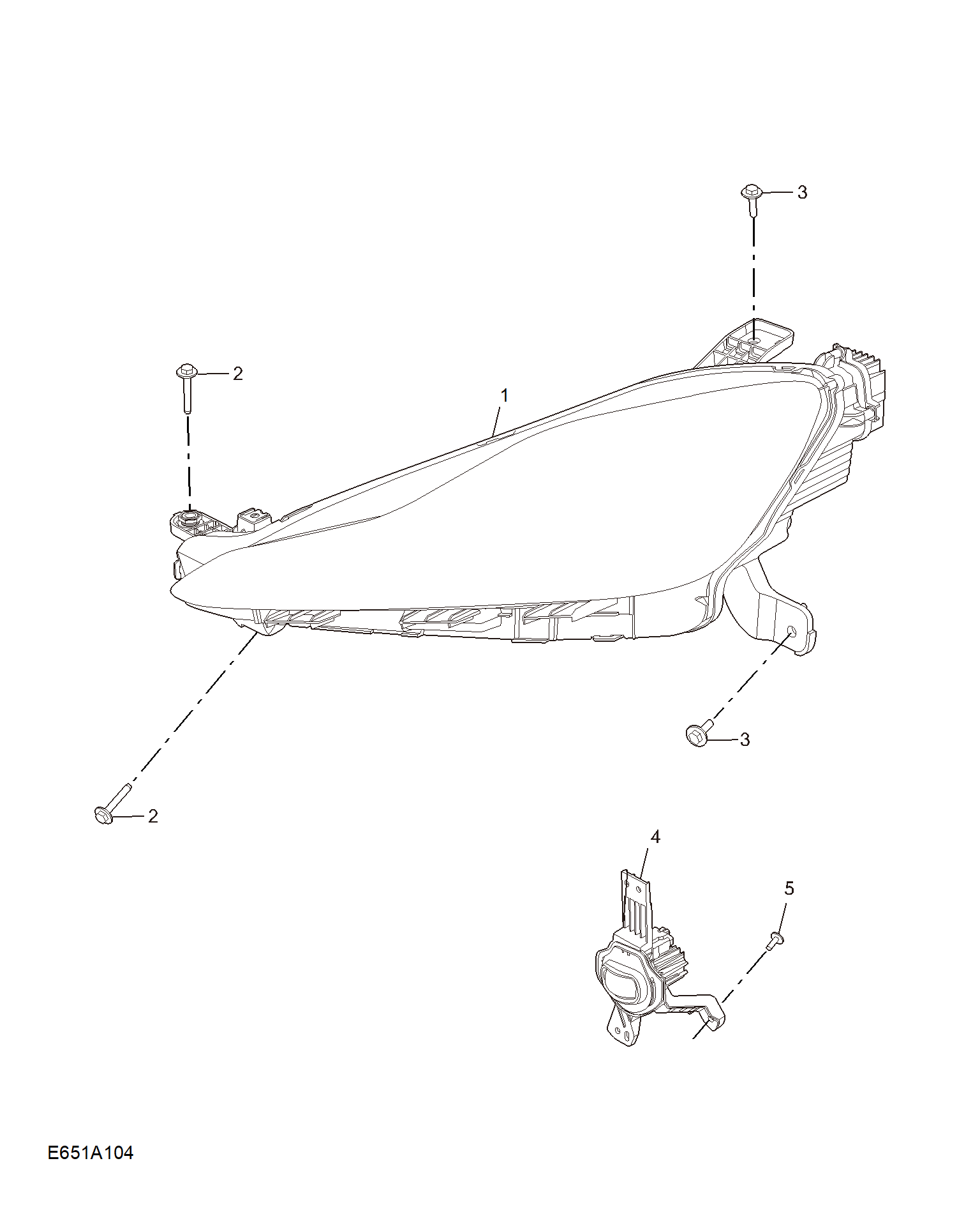 E651A104:HEADLAMP