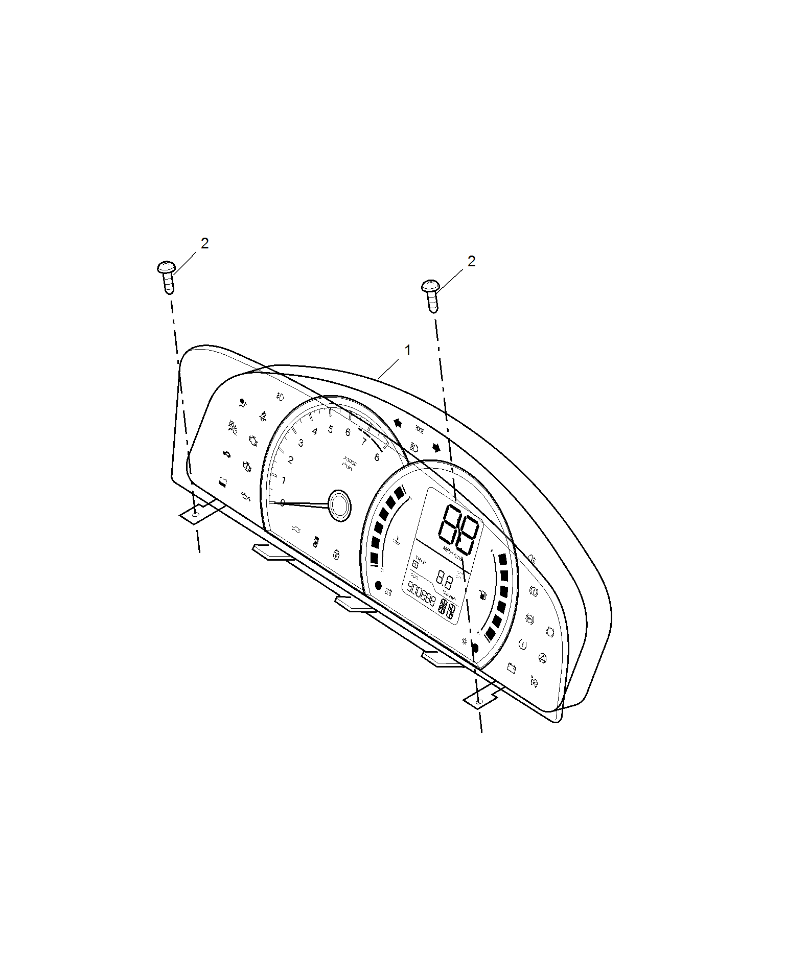 E711A010:INSTRUMENT PACK(350 GT)