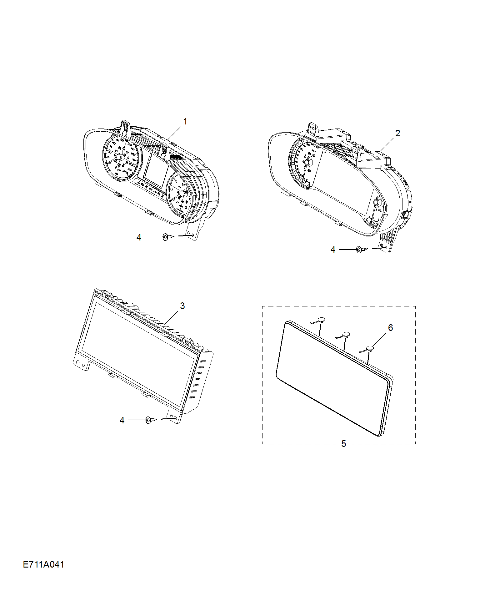 E711A041:INSTRUMENT PACK