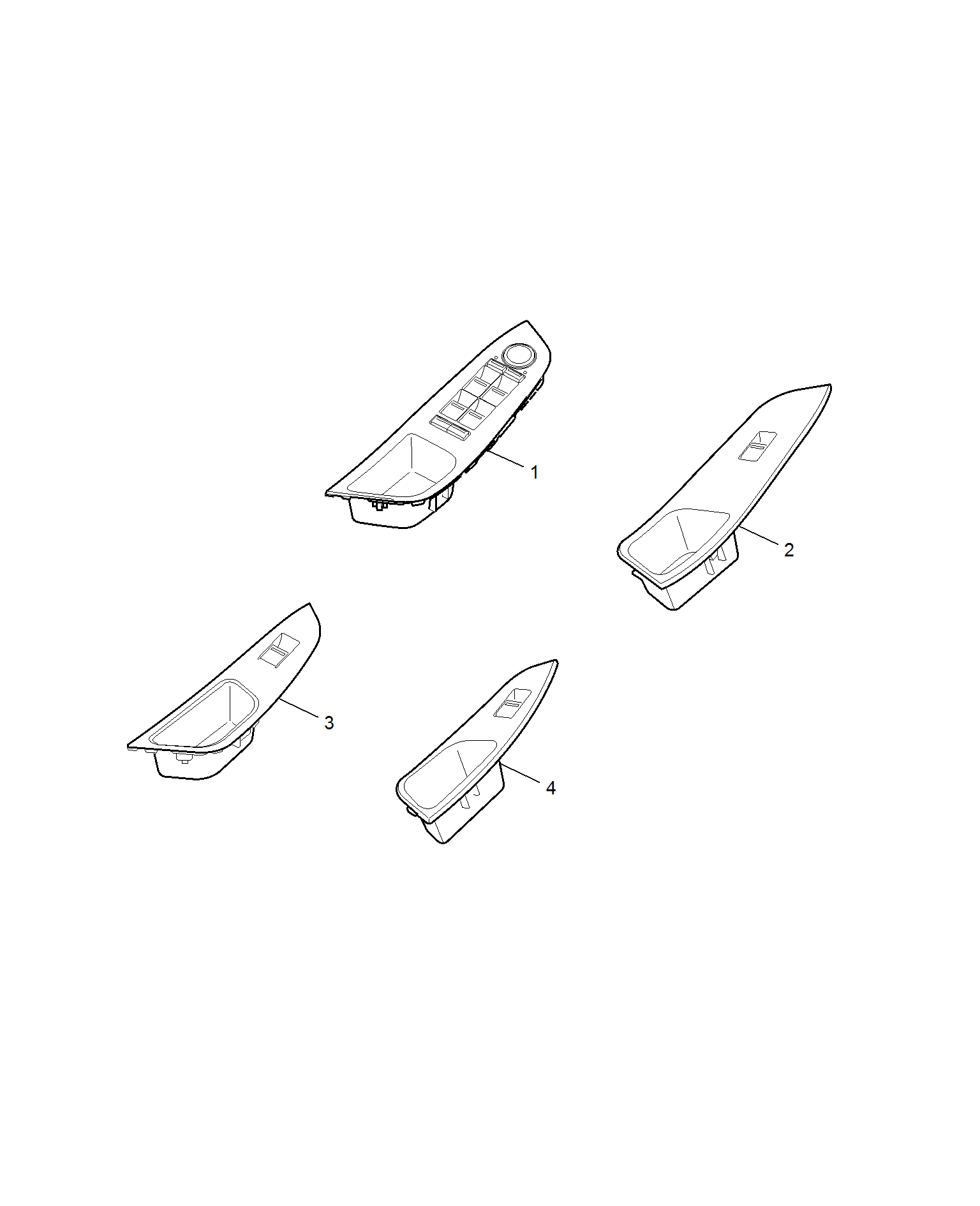 E721A007:WINDOW LIFT SWITCH