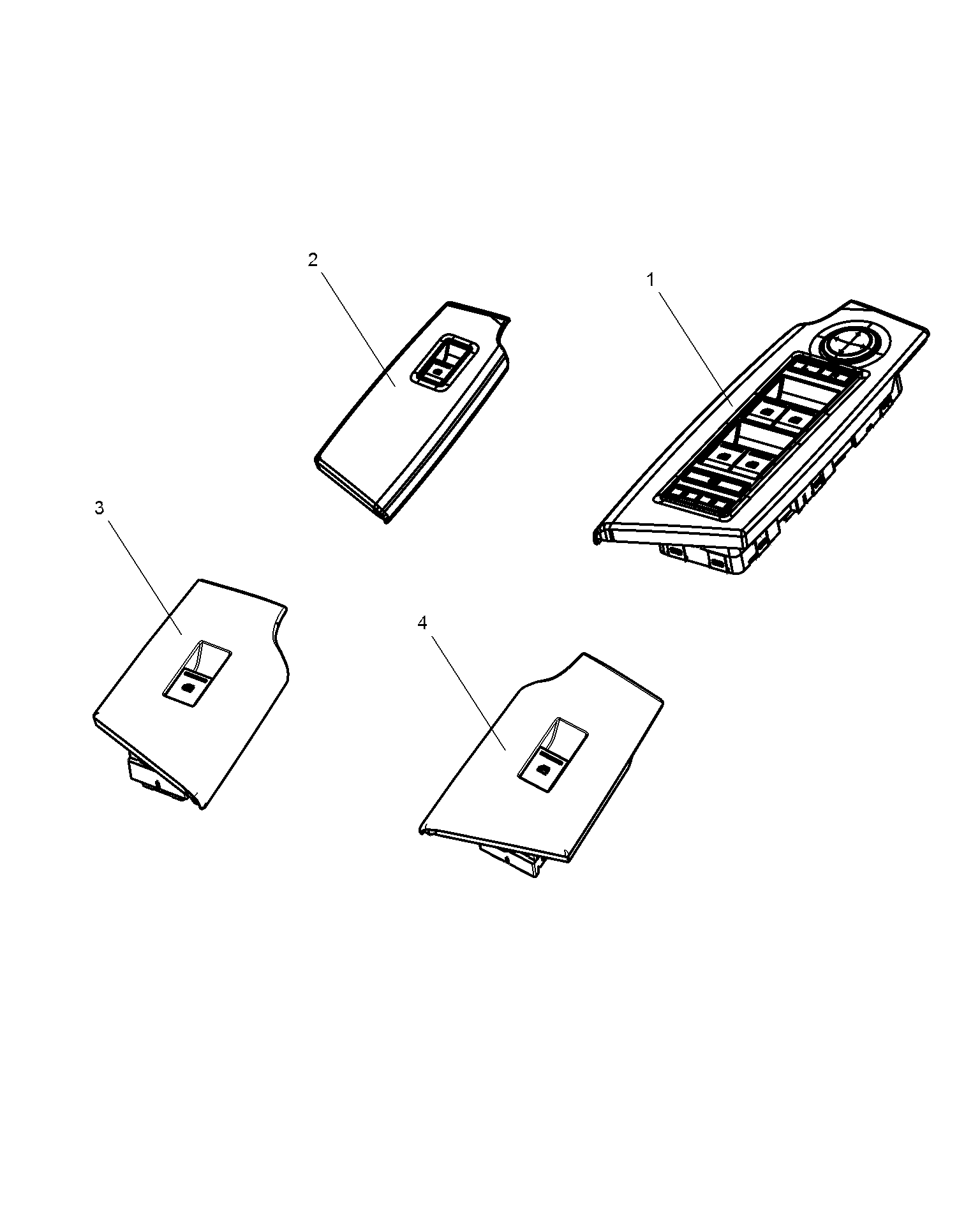 E721A014:WINDOW LIFT SWITCH