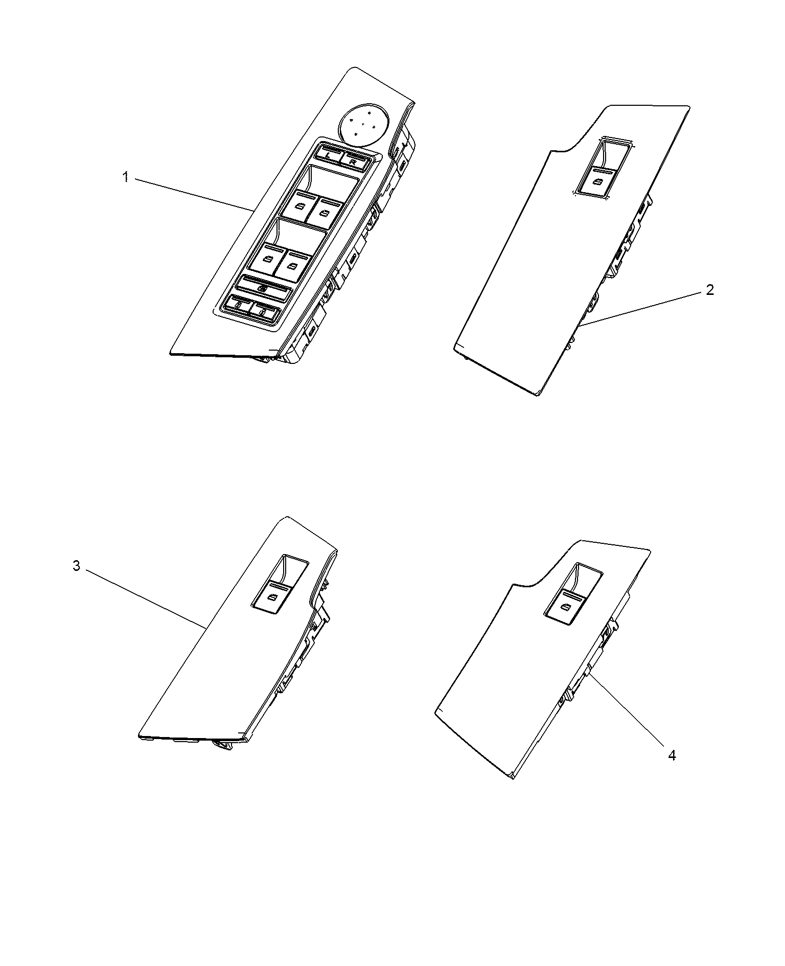 E721A021:WINDOW LIFT SWITCH
