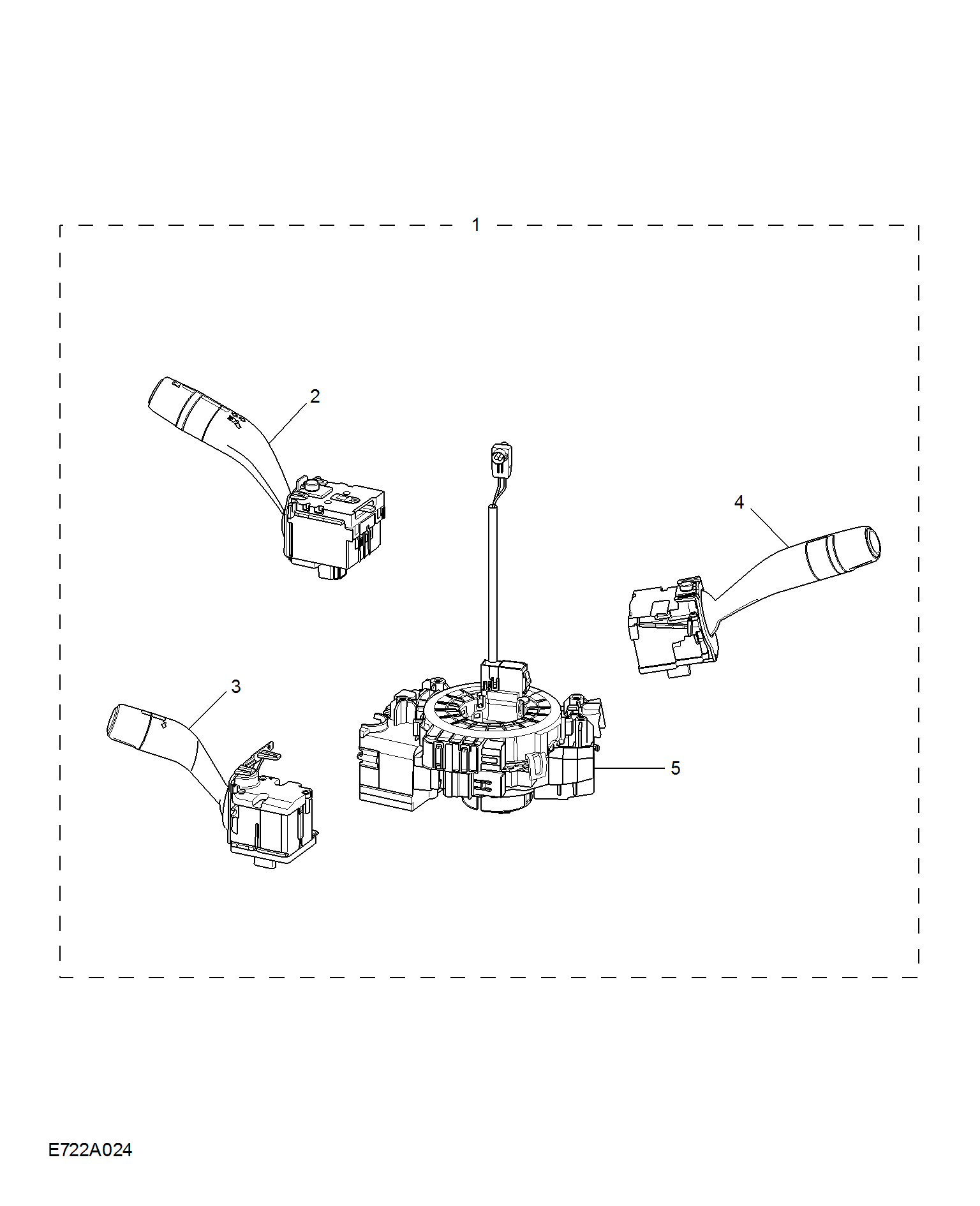 E722A024:MULTI-FUNCTION COLUMN SWITCH