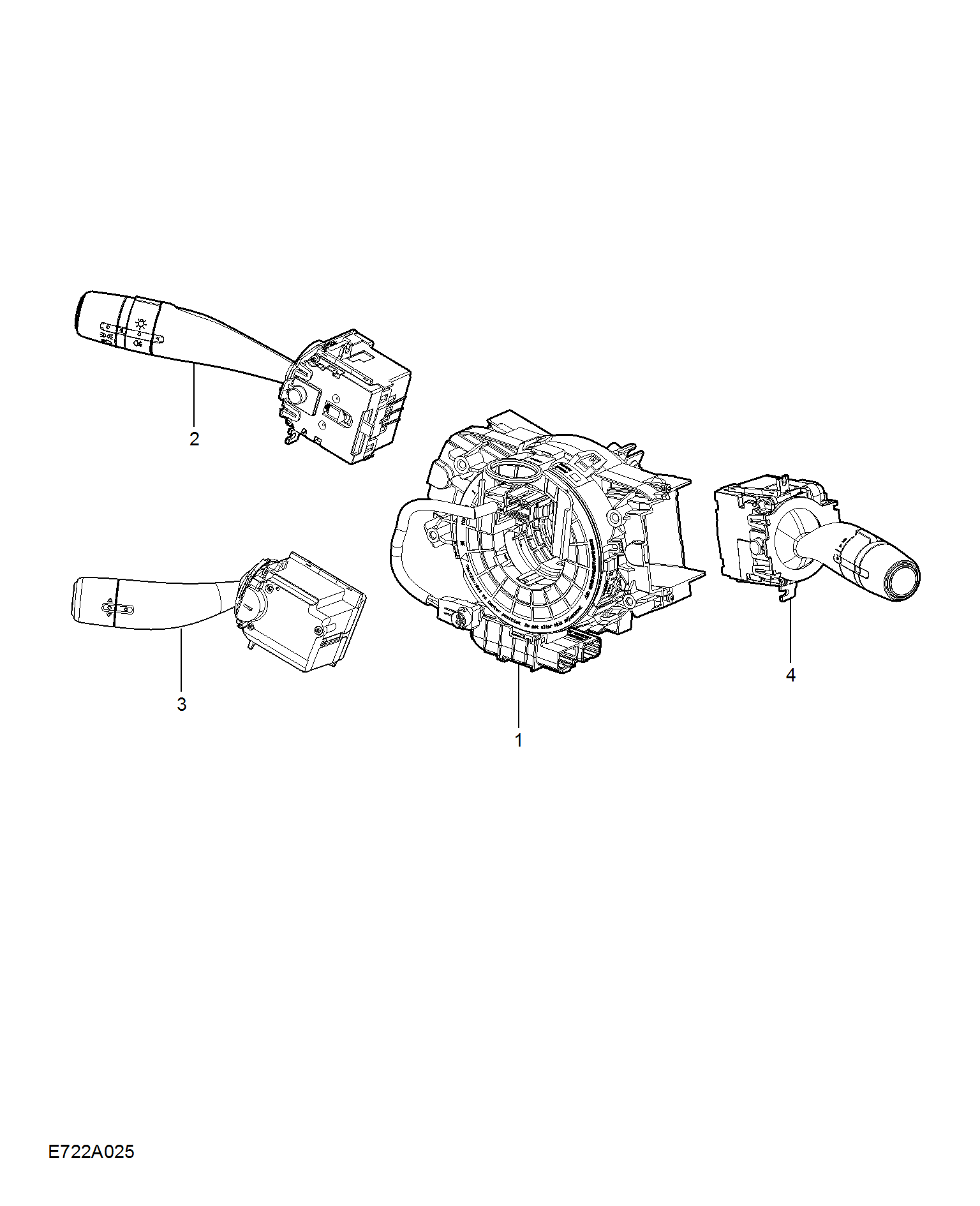 E722A025:MULTI-FUNCTION COLUMN SWITCH