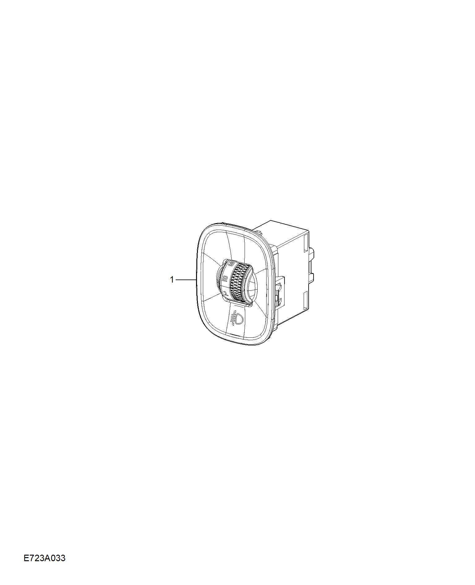 E723A033:MASTER LIGHTING SWITCH