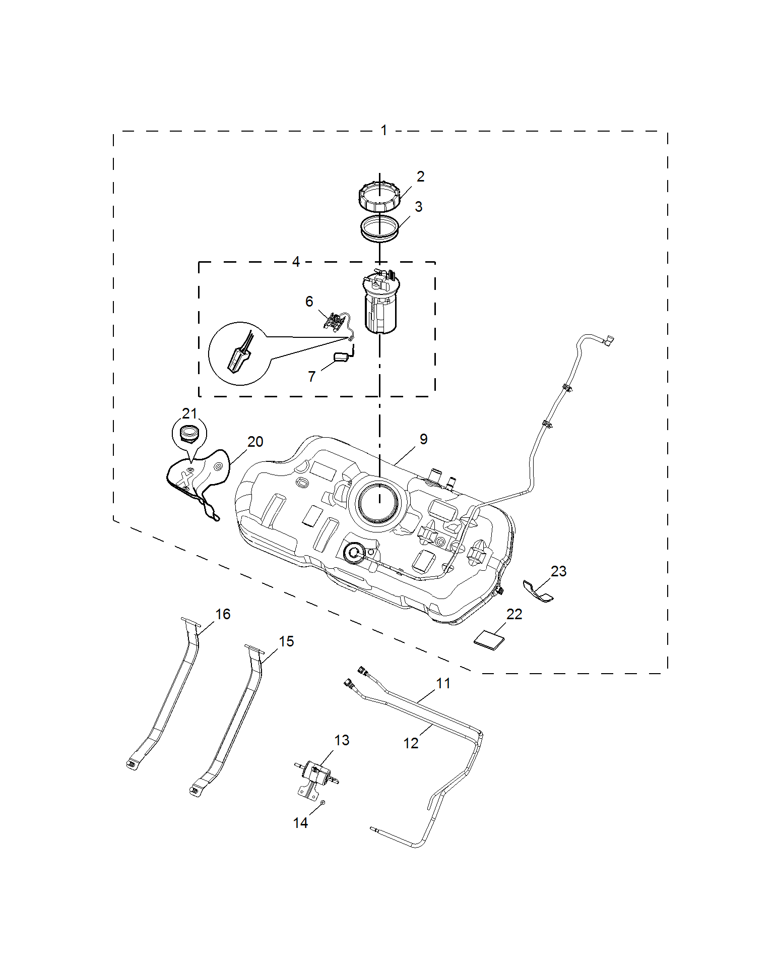 E951A019:FUEL TANK