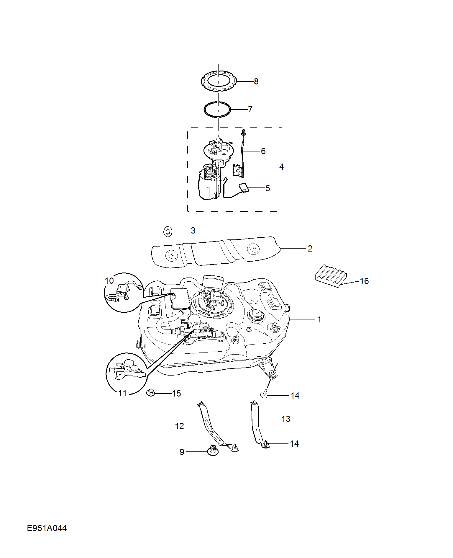 E951A044:FUEL TANK(37L)