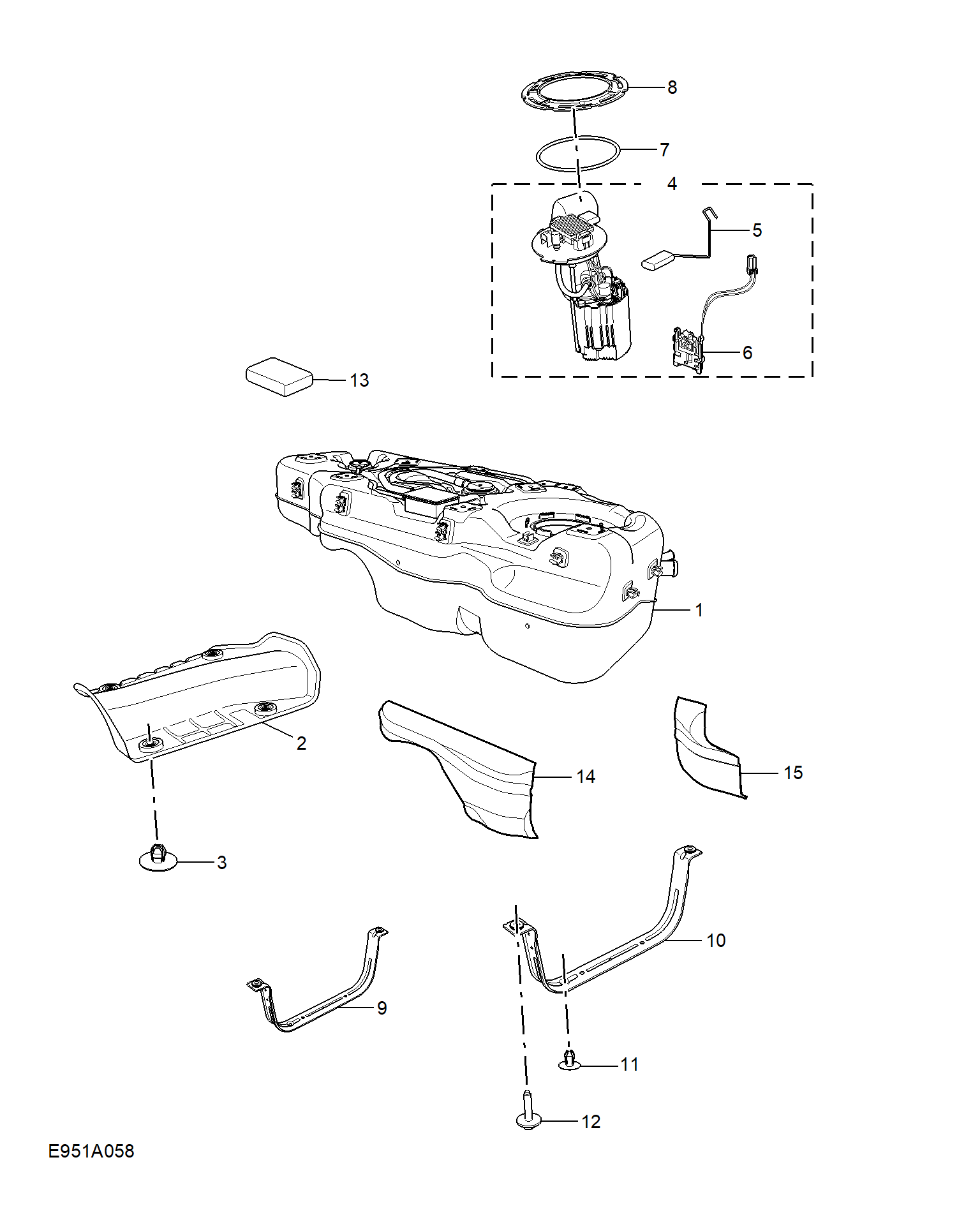 E951A058:FUEL TANK