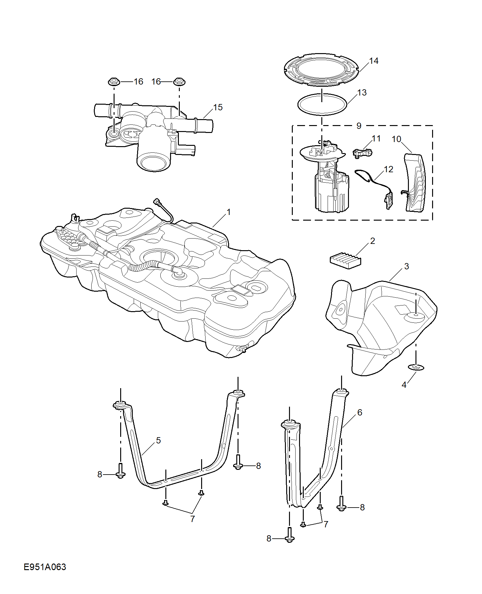 E951A063:FUEL TANK