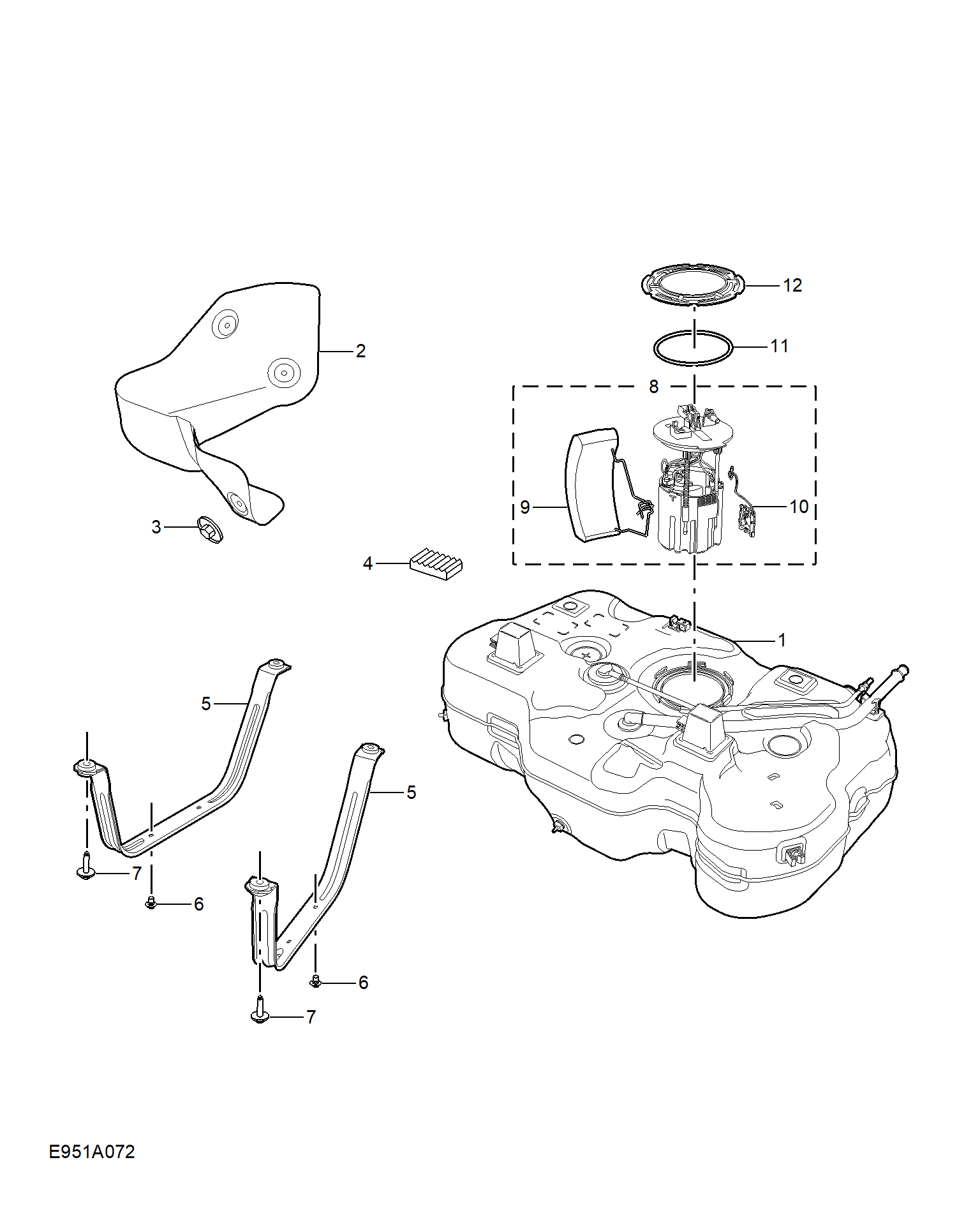 E951A072:FUEL TANK