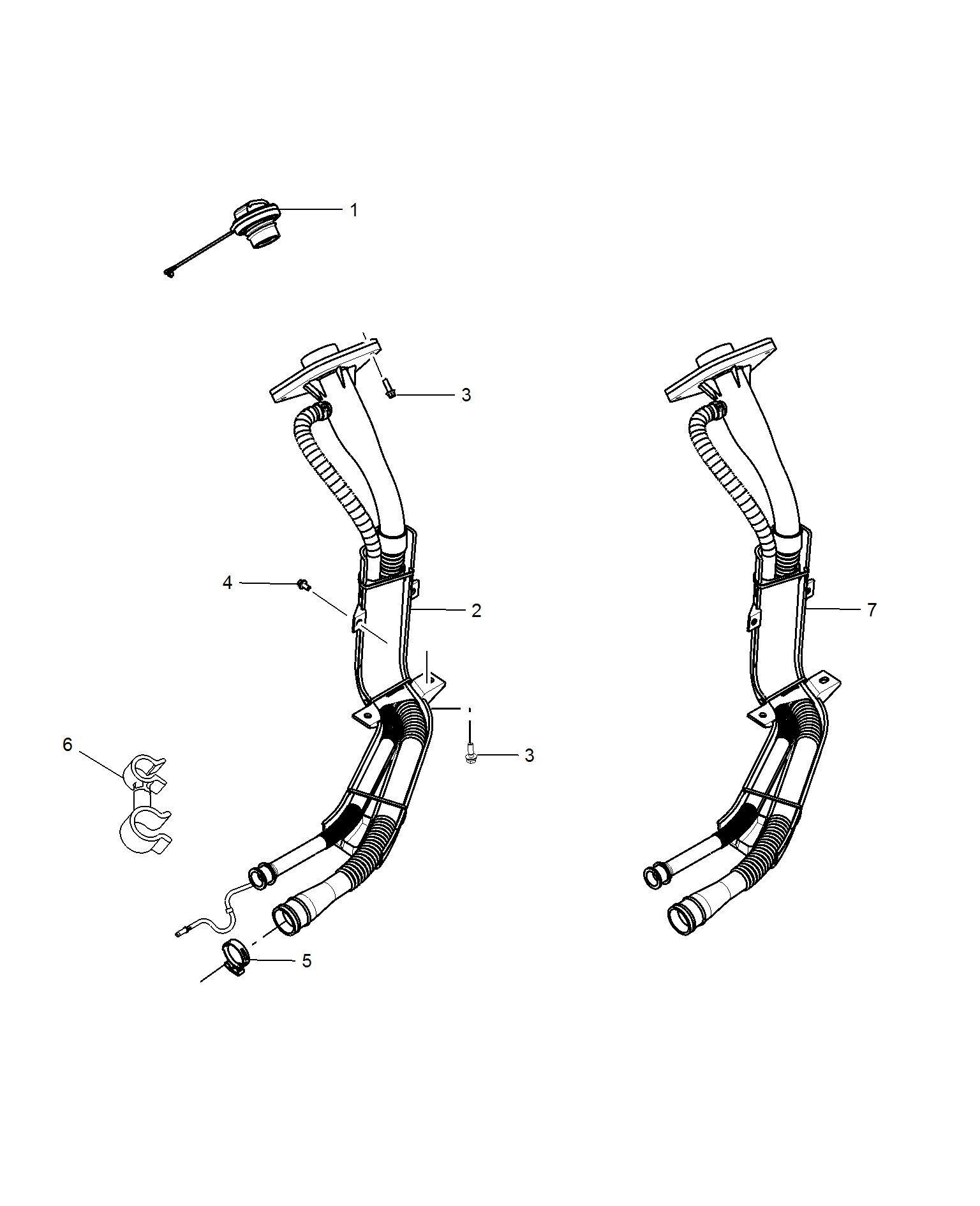 E951B005:FUEL FILLER PIPE