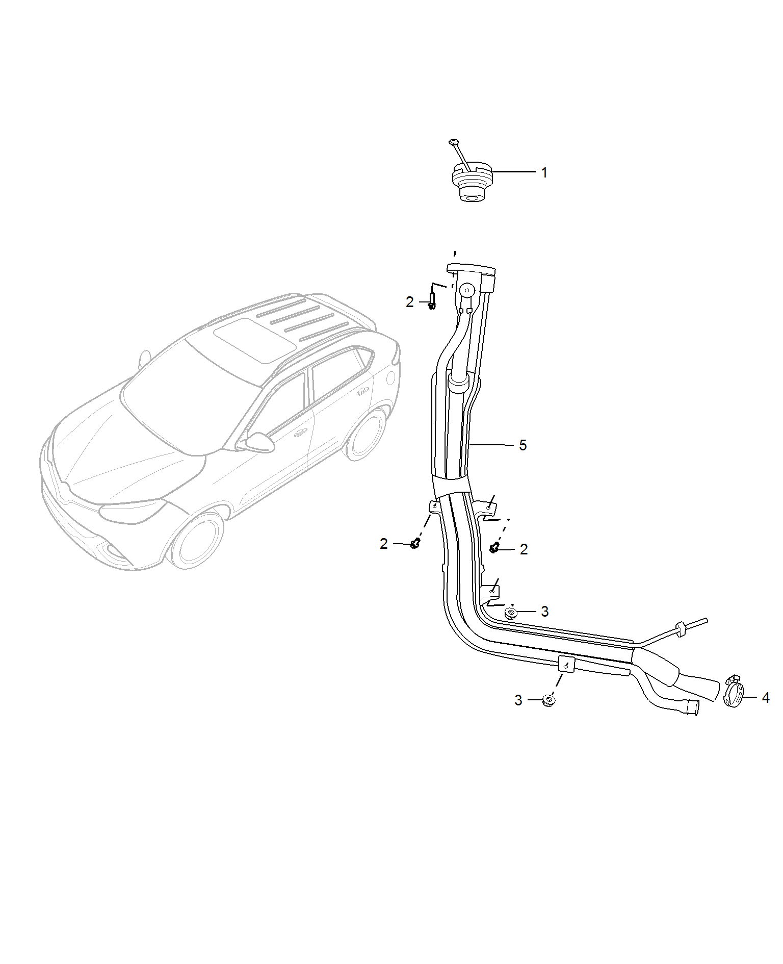 E951B011:FUEL FILLER PIPE