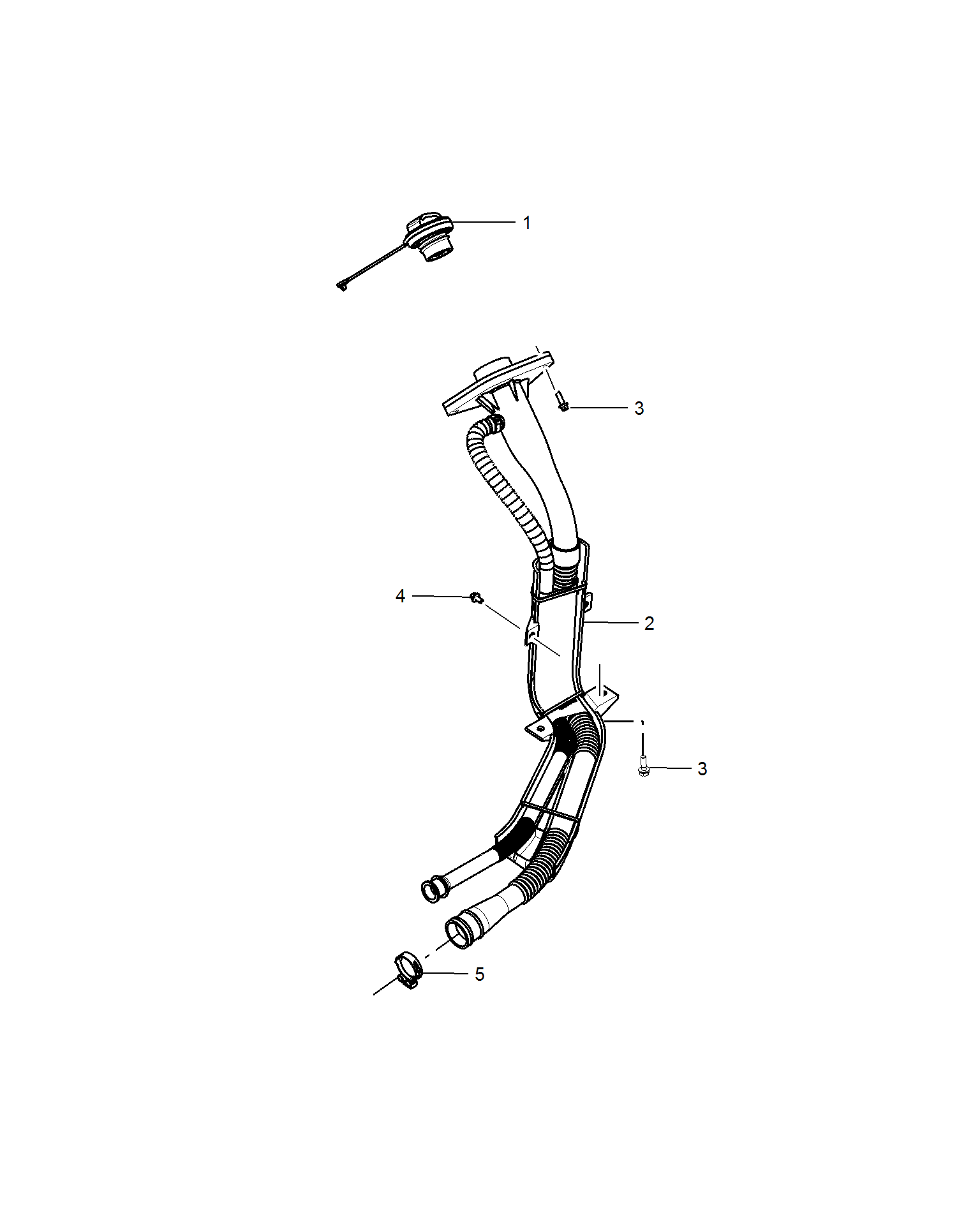E951B015:FUEL FILLER PIPE