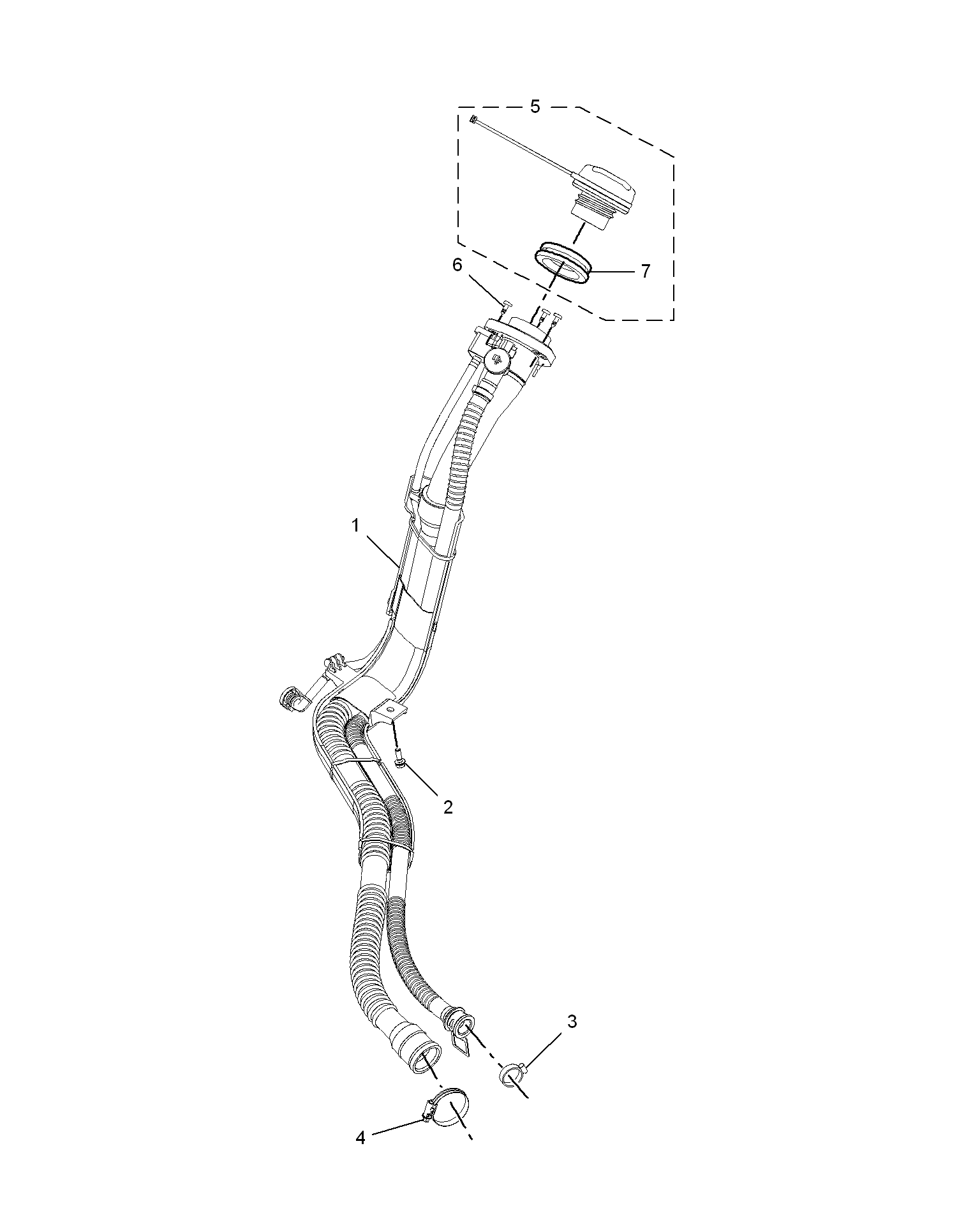 E951B019:FUEL FILLER PIPE