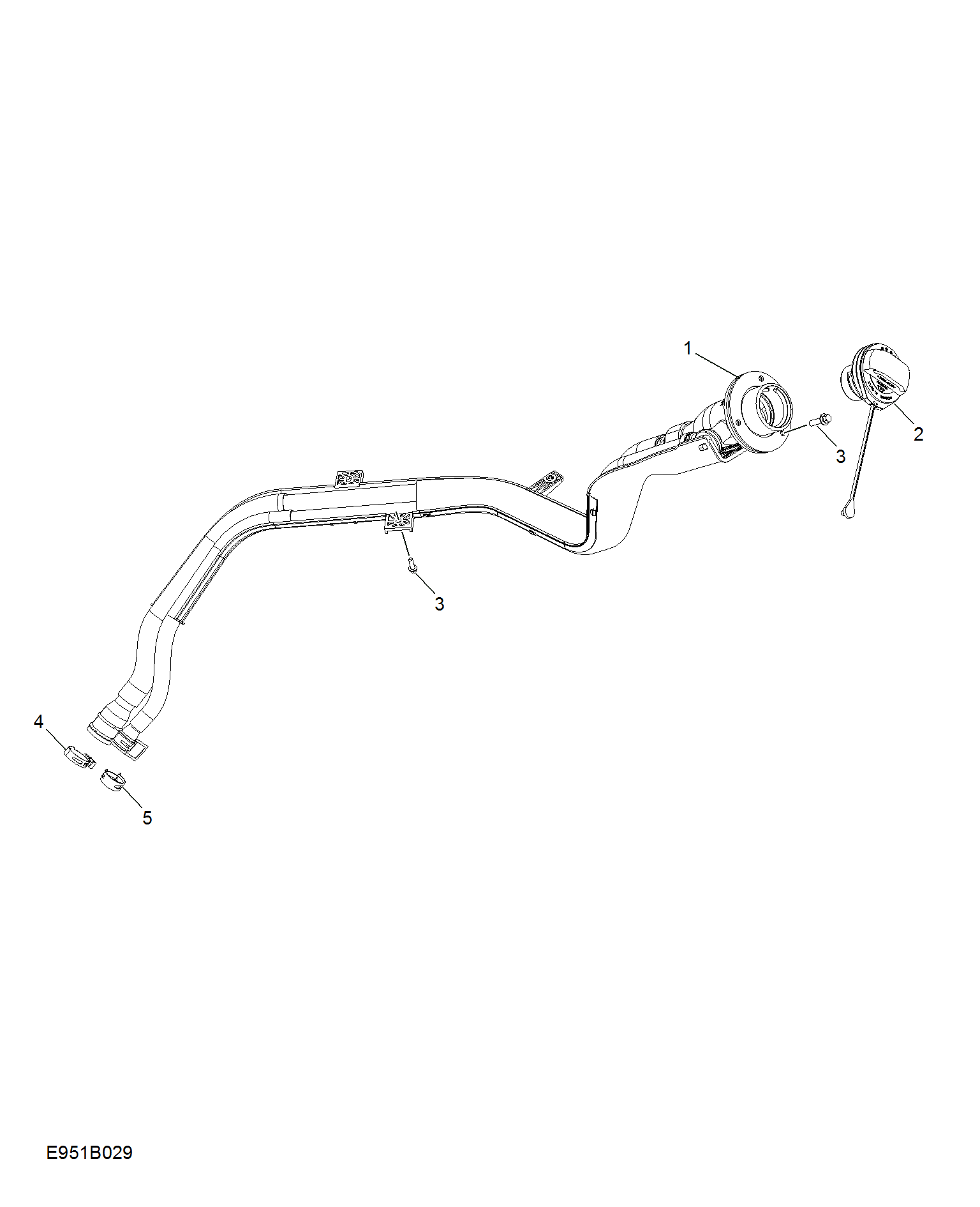 E951B029:FUEL FILLER PIPE(CN5)