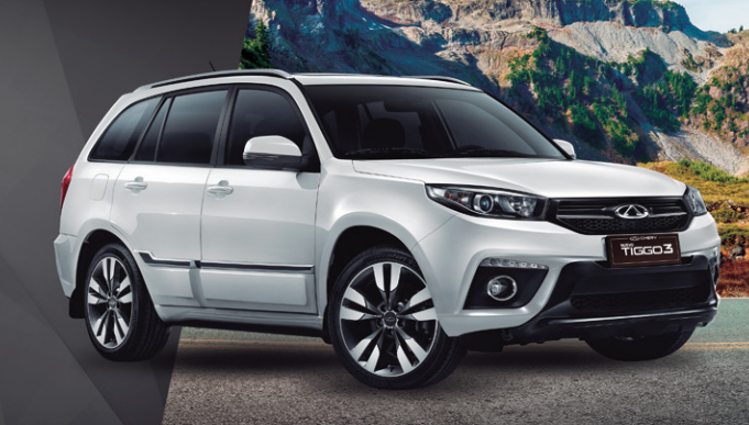 Chery Tiggo 3 compact crossover SUV side profile