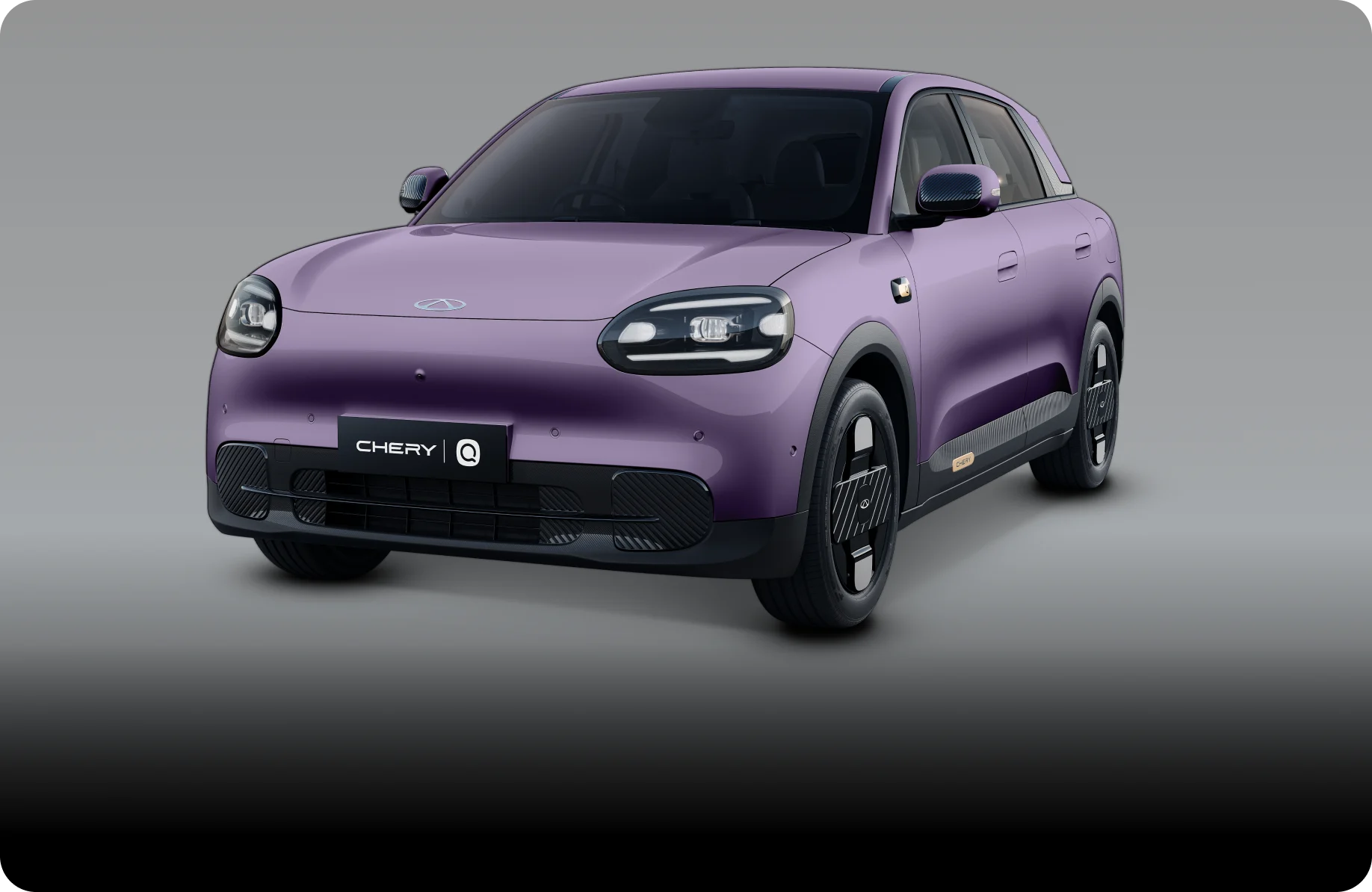 Chery Q 2026 compact electric hatchback side view