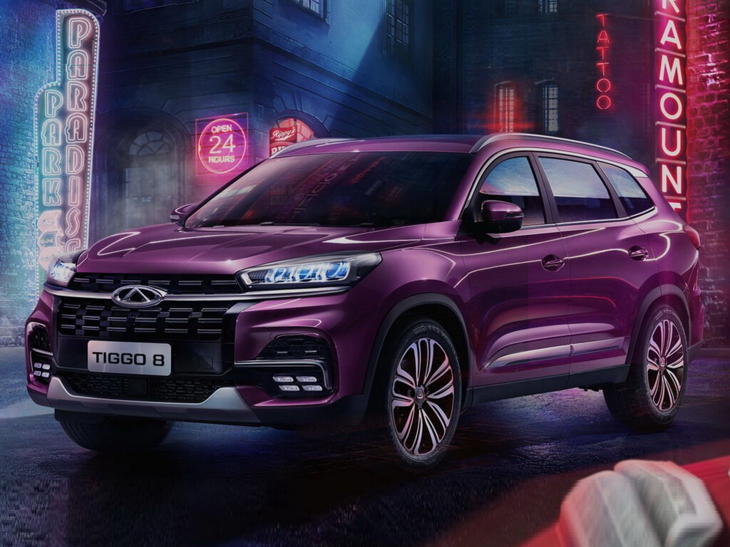 Chery Tiggo 8 mid-size crossover SUV front view