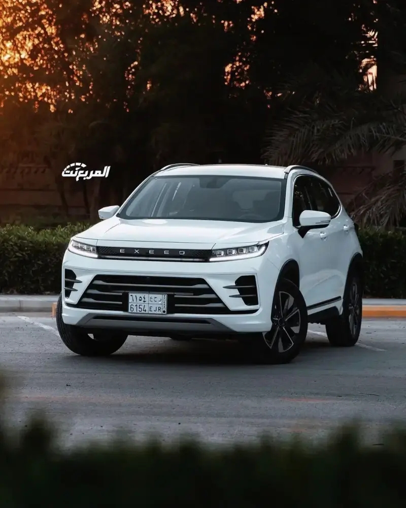 EXEED LX subcompact luxury crossover SUV in red