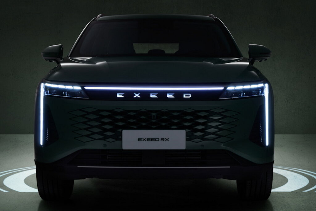 EXEED RX SUV exterior view in UAE market