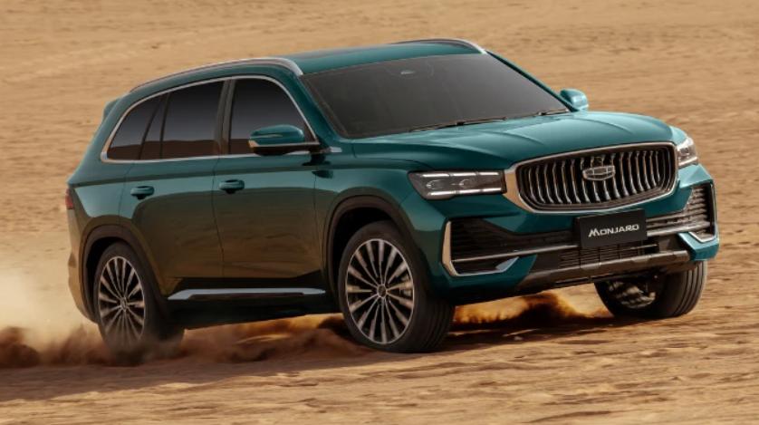 Geely The New Monjaro SUV exterior view in Saudi Arabia