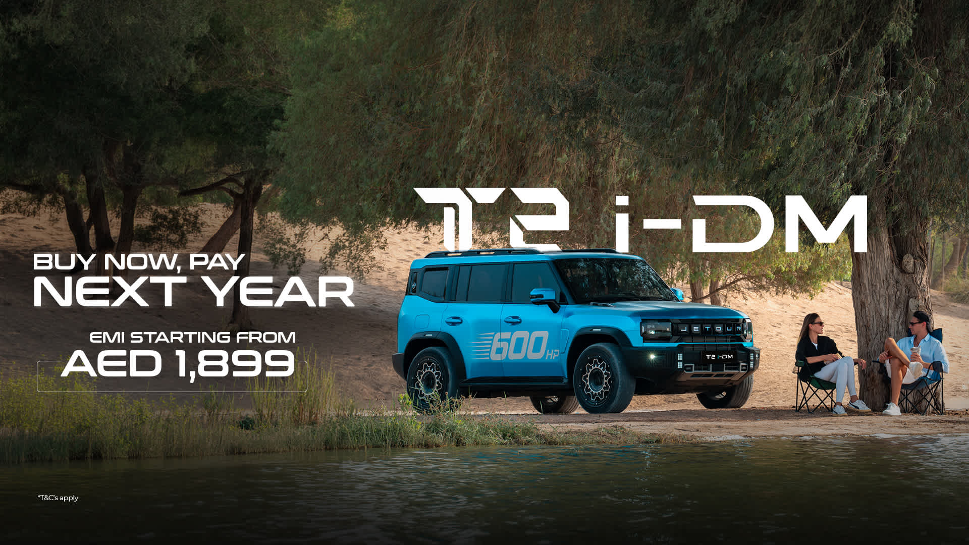 Jetour T2 i-DM plug-in hybrid SUV exterior view